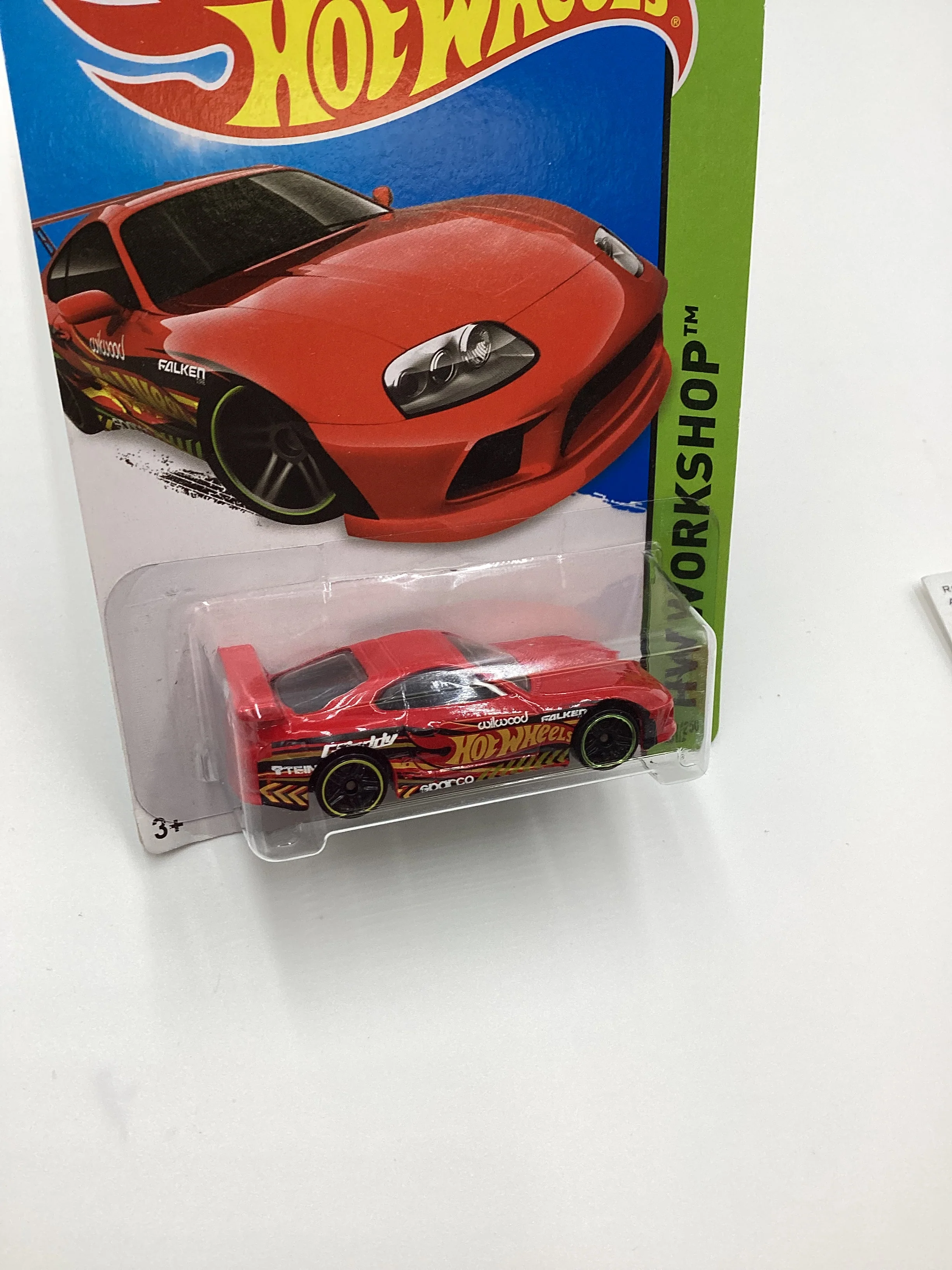 2015 Hot wheels #201 Red Toyota Supra - Image 5