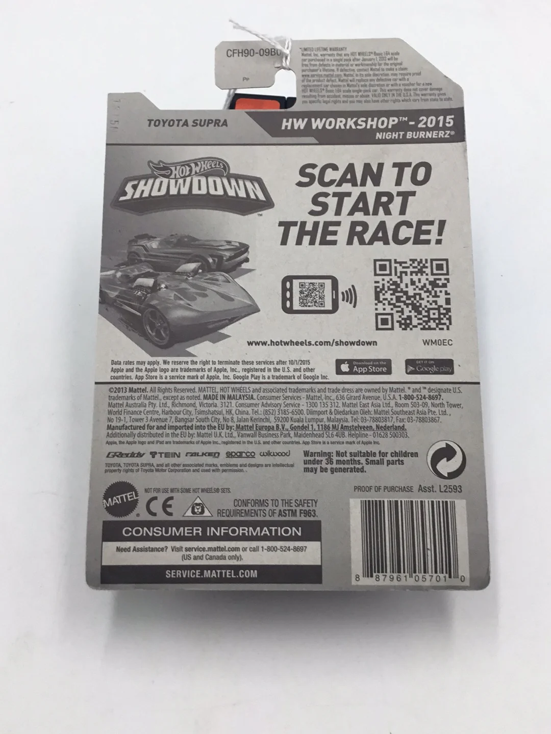 2015 Hot wheels #201 Toyota Supra - Image 6