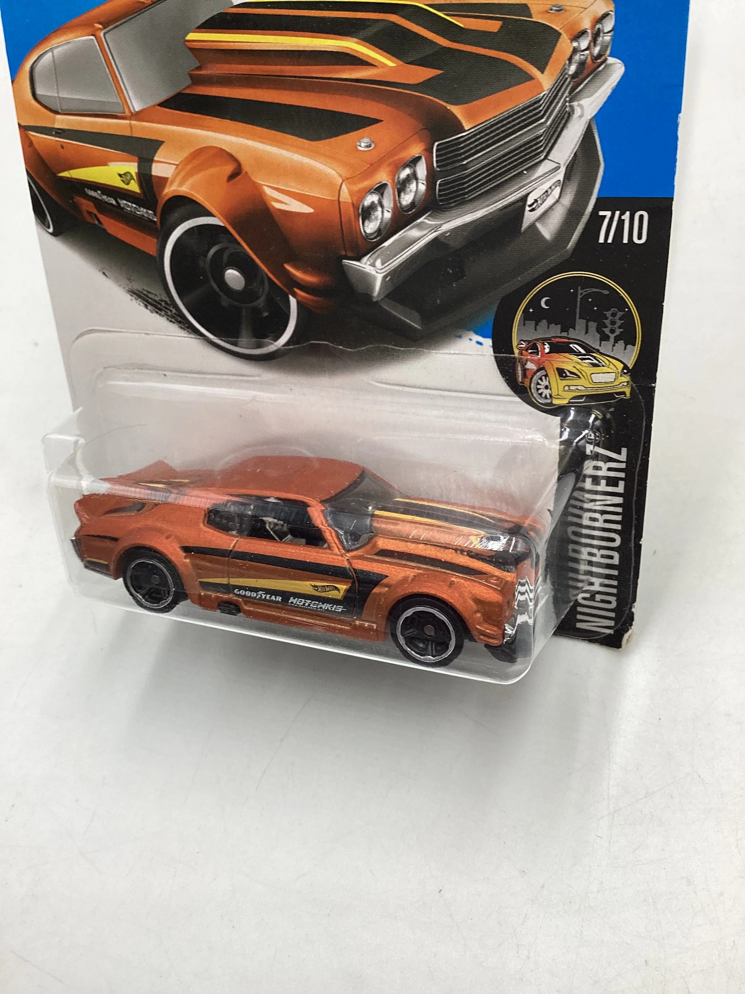 2015 Hot Wheels #212 Copper 70 Chevy Chevelle 13A - Image 4