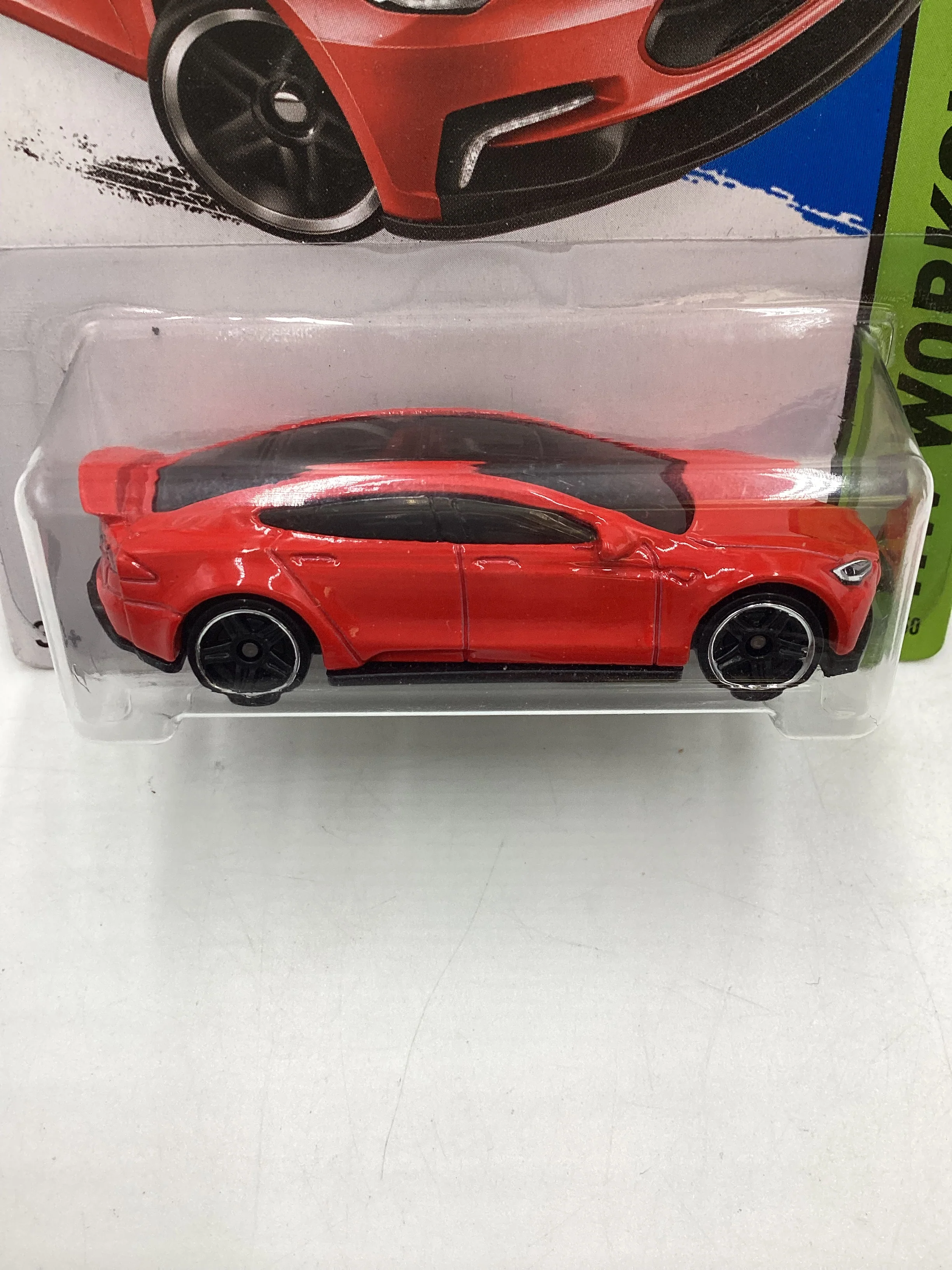 2015 Hot Wheels #217 Tesla Model S 50A - Image 3