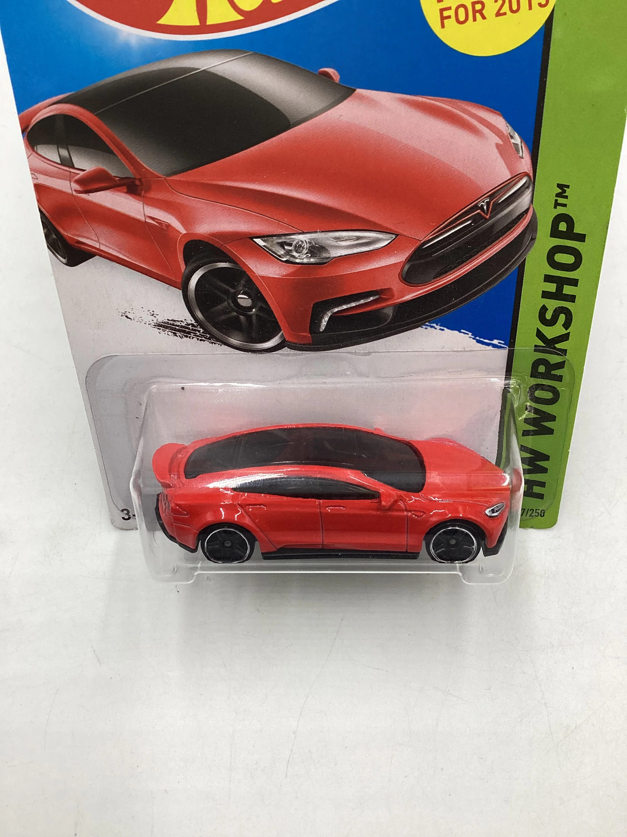 2015 Hot Wheels #217 Tesla Model S 50A - Image 6