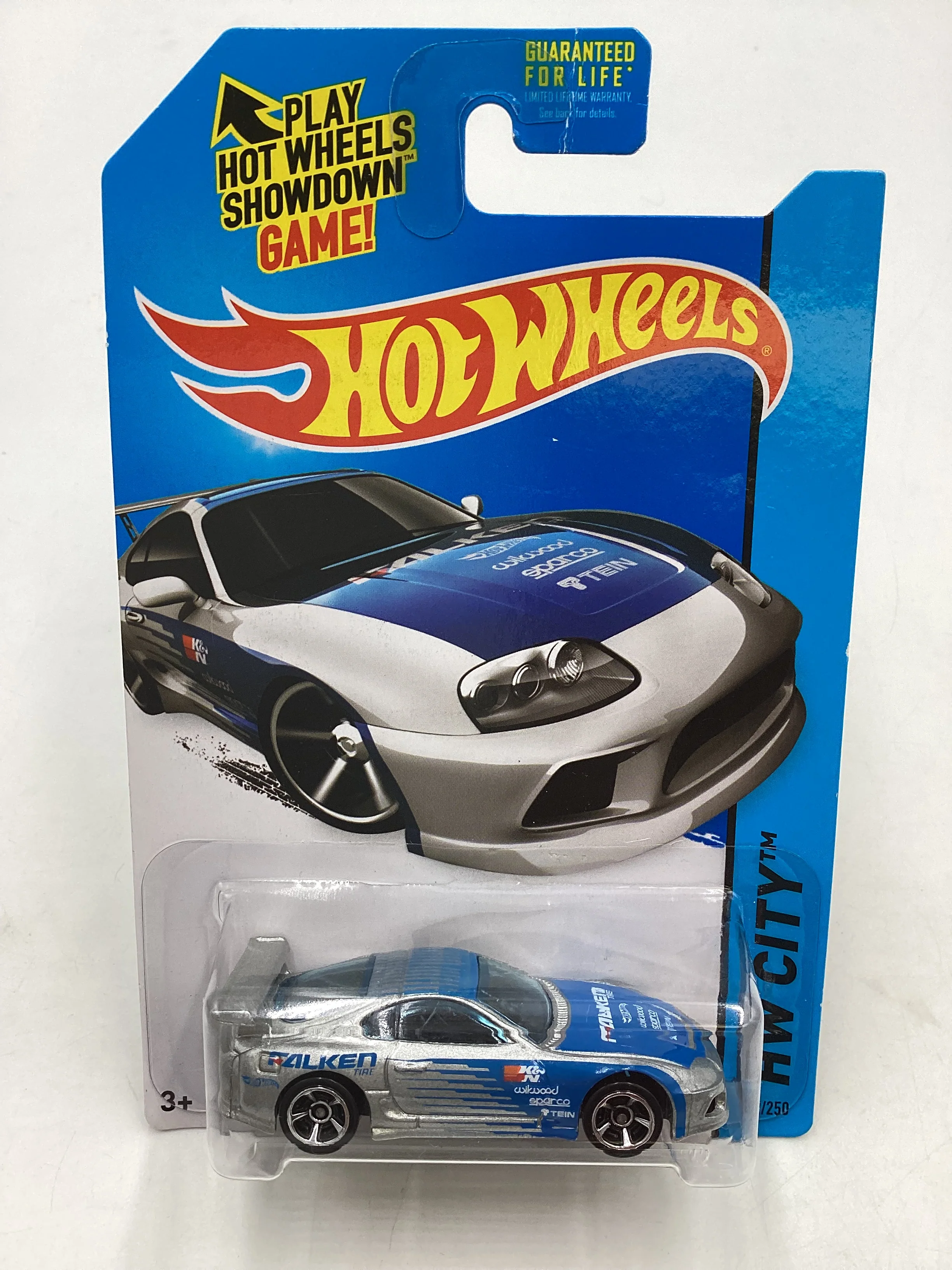 2015 Hot wheels #22 Kmart Exclusive Toyota Supra with protector - Image 2