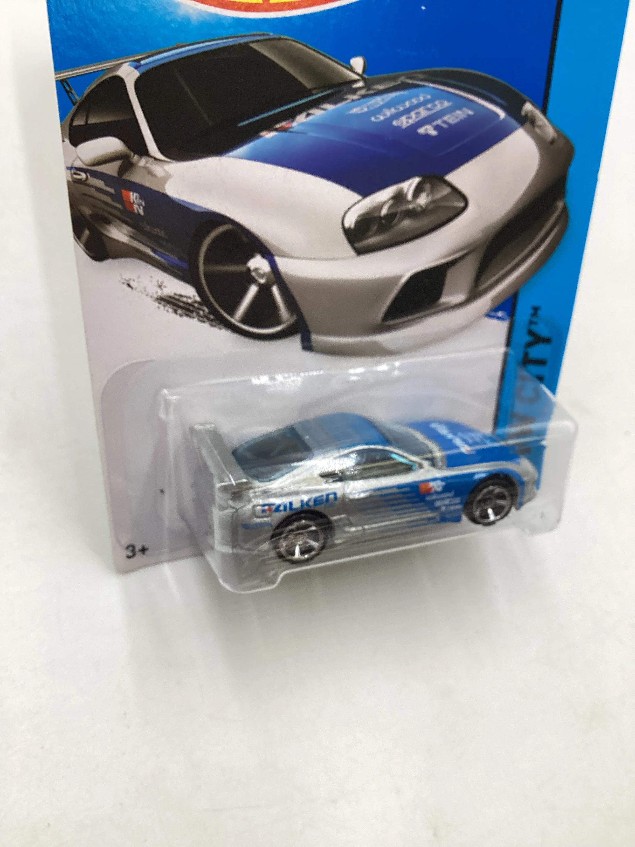 2015 Hot wheels #22 Kmart Exclusive Toyota Supra with protector - Image 5