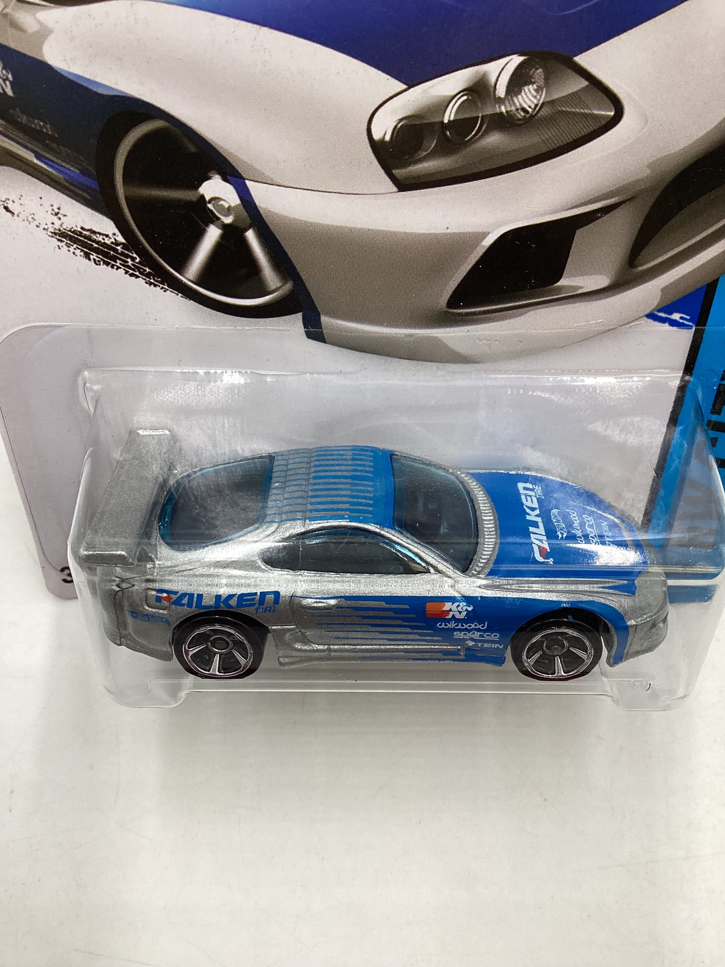 2015 Hot wheels #22 Kmart Exclusive Toyota Supra with protector - Image 6