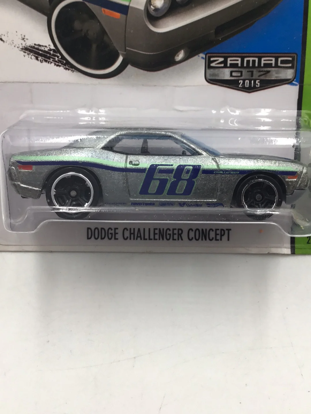 2015 Hot Wheels #234 ~ ZAMAC 017 ~ DODGE CHALLENGER CONCEPT DD8 - Image 2