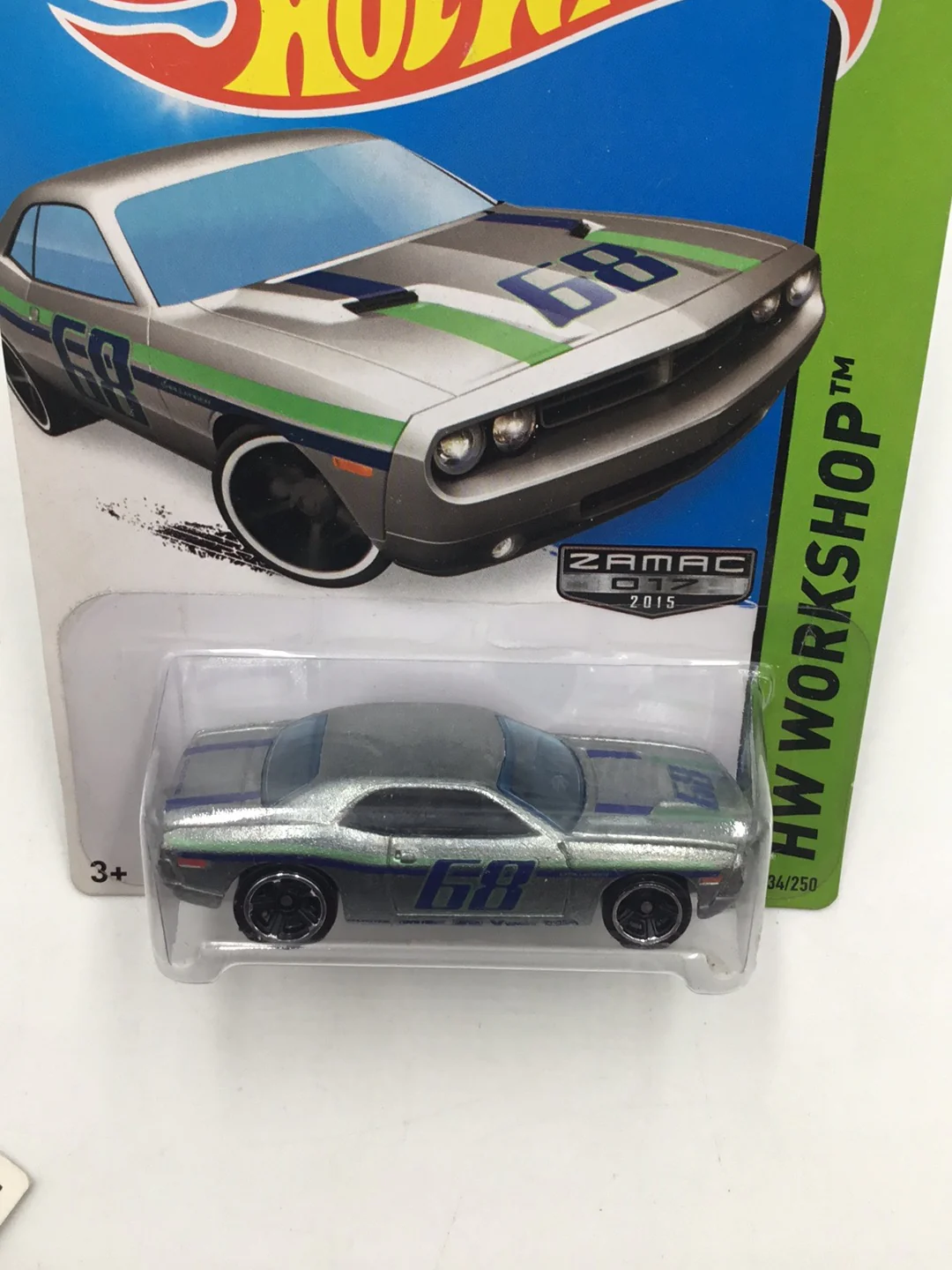 2015 Hot Wheels #234 ~ ZAMAC 017 ~ DODGE CHALLENGER CONCEPT DD8 - Image 5
