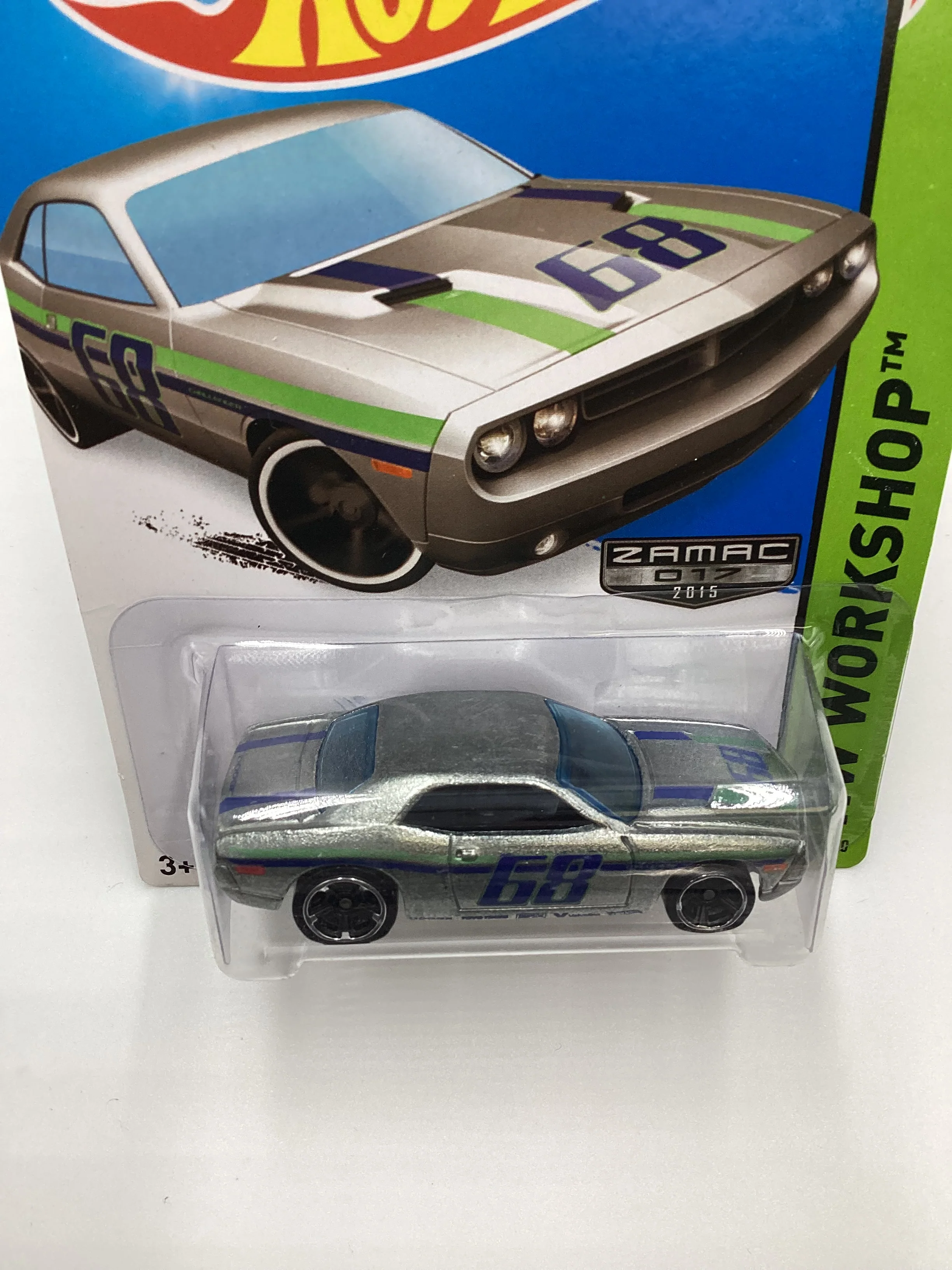 2015 Hot Wheels #234 ~ ZAMAC 017 ~ DODGE CHALLENGER CONCEPT - Image 6