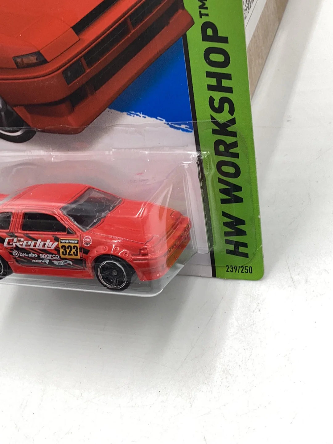 2015 Hot Wheels #239 Toyota AE-86 Corolla KK4 - Image 4