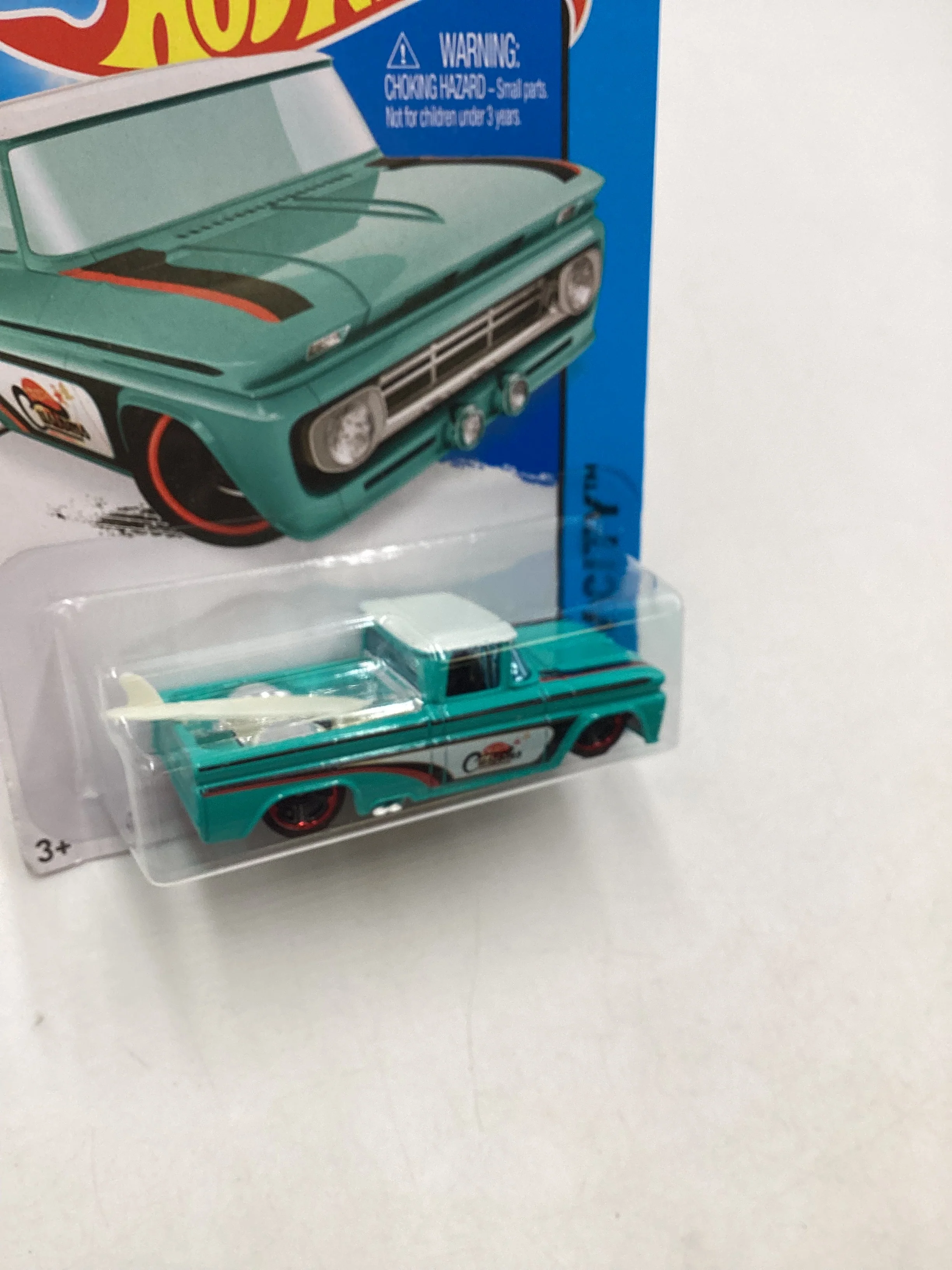 2015 Hot wheels #72 Custom 62 Chevy Blue - Image 5