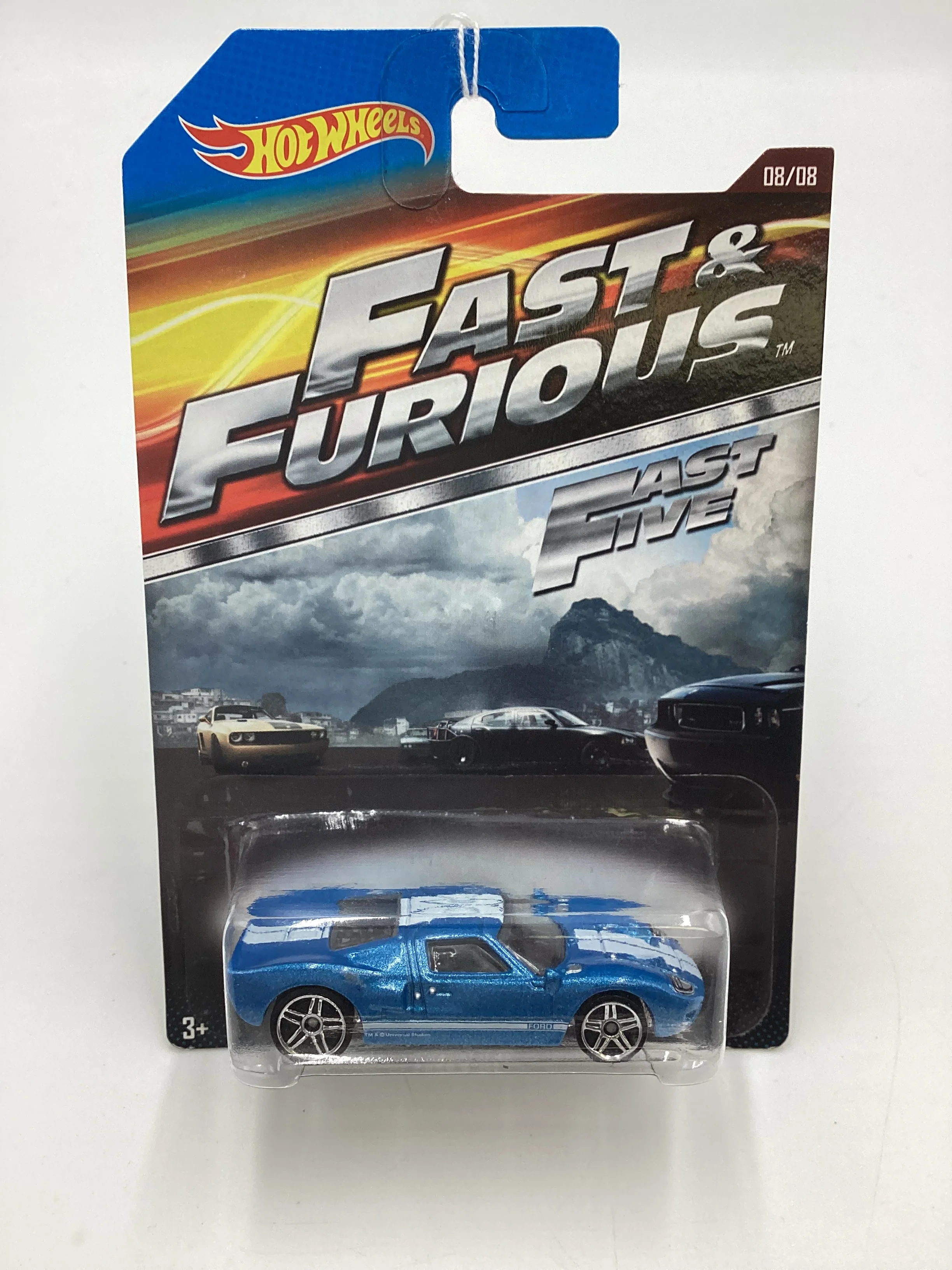 2015 Hot Wheels Fast & Furious #8 Ford Gt-40 Blue 69C - Image 2