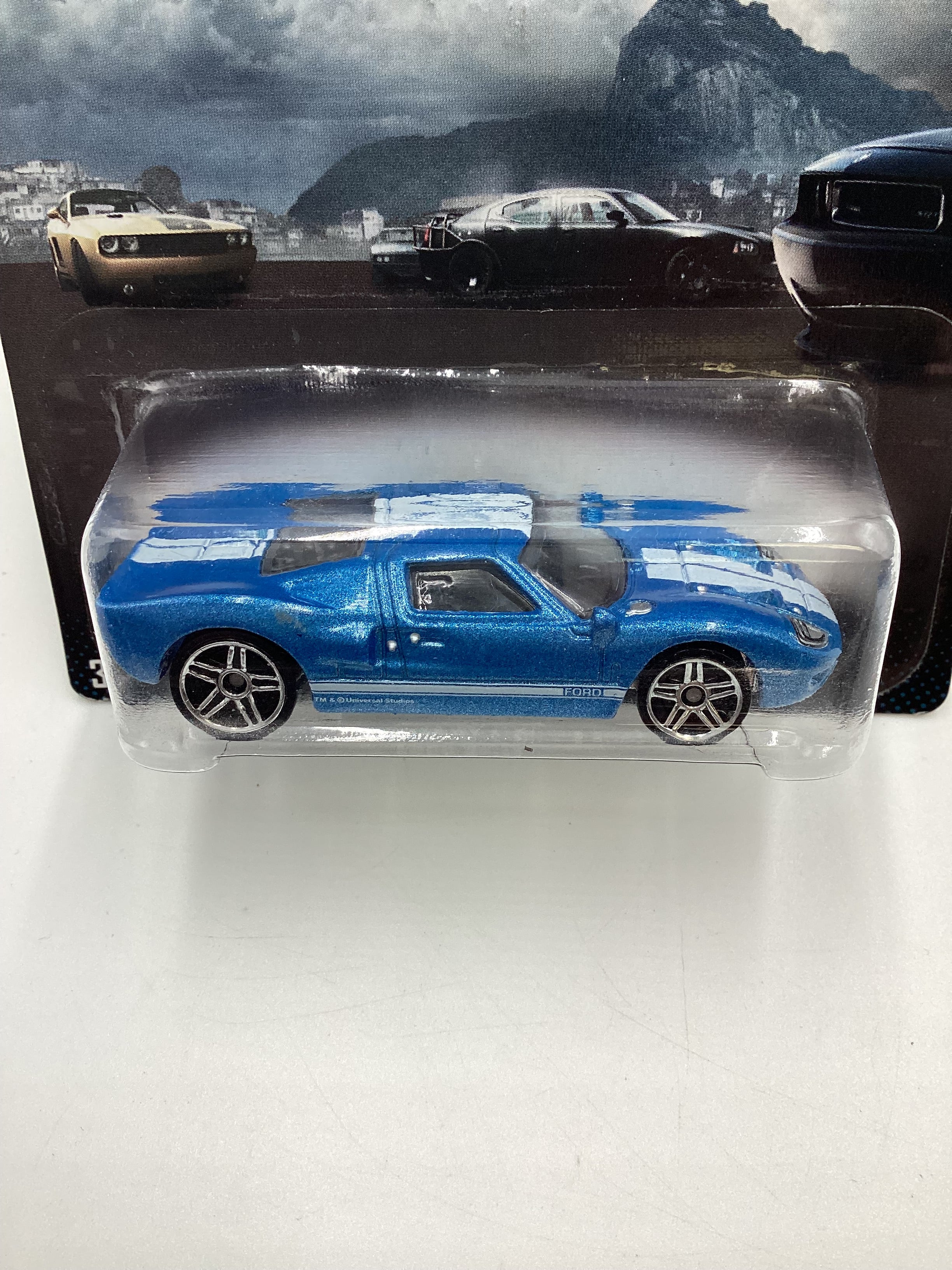 2015 Hot Wheels Fast & Furious #8 Ford Gt-40 Blue 69C - Image 3