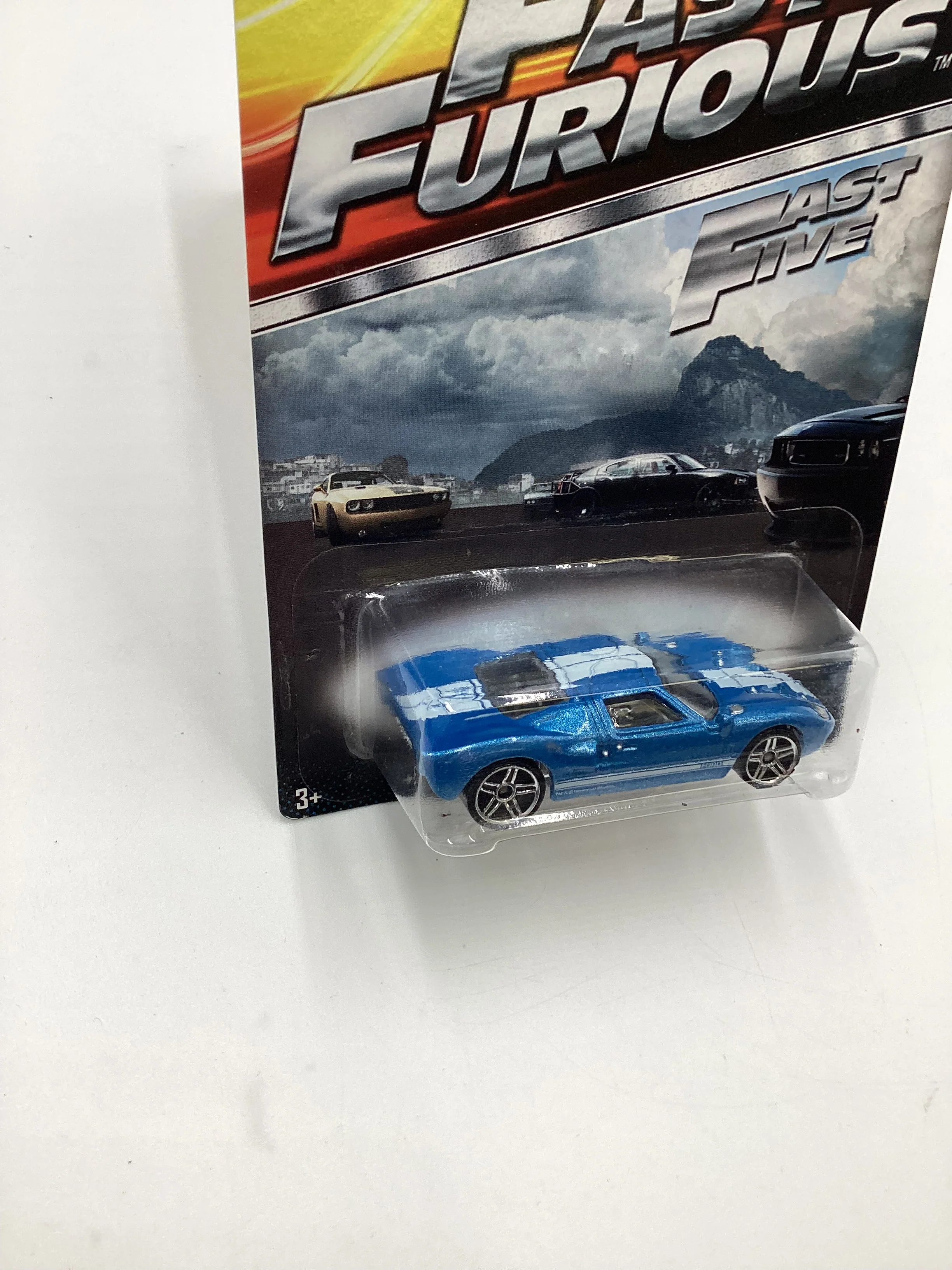 2015 Hot Wheels Fast & Furious #8 Ford Gt-40 Blue 69C - Image 5