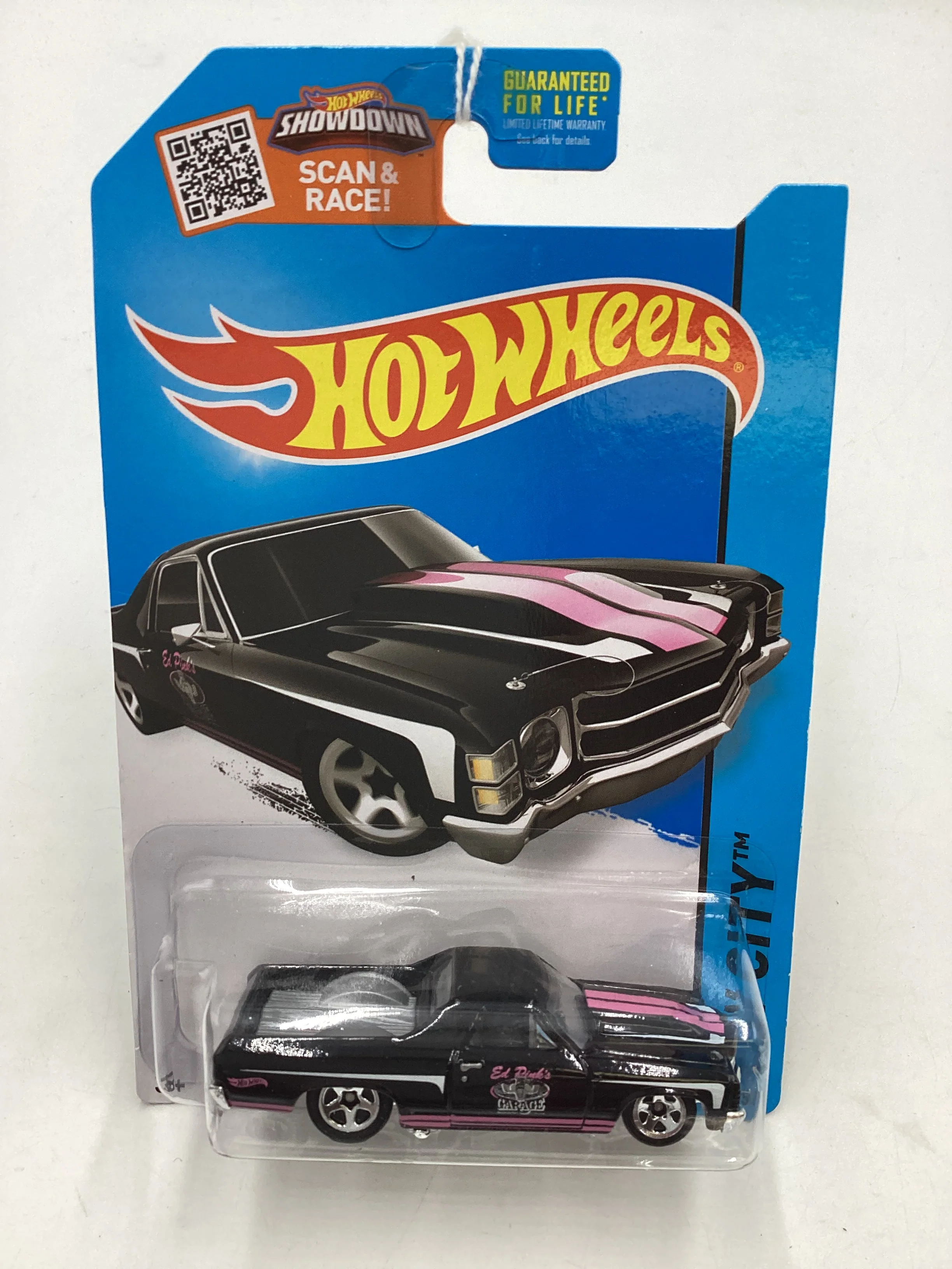2015 Hot wheels HW City #18 71 El Camino Black 14G - Image 2
