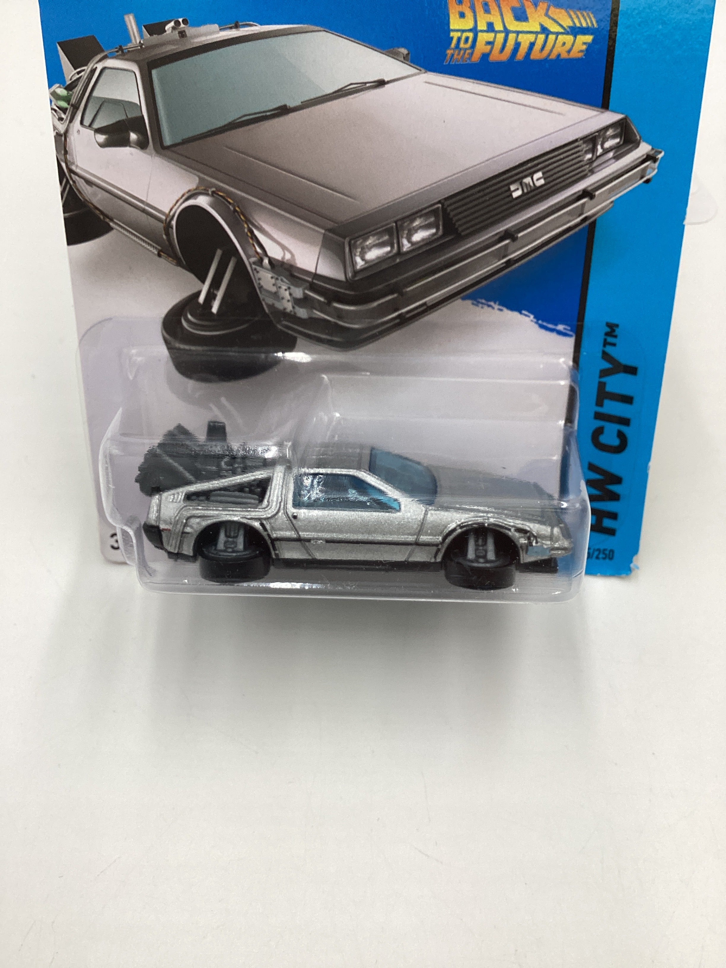 2015 Hot wheels HW City #45 Back To The Future Time Machine-Hover Mode 117A - Image 3