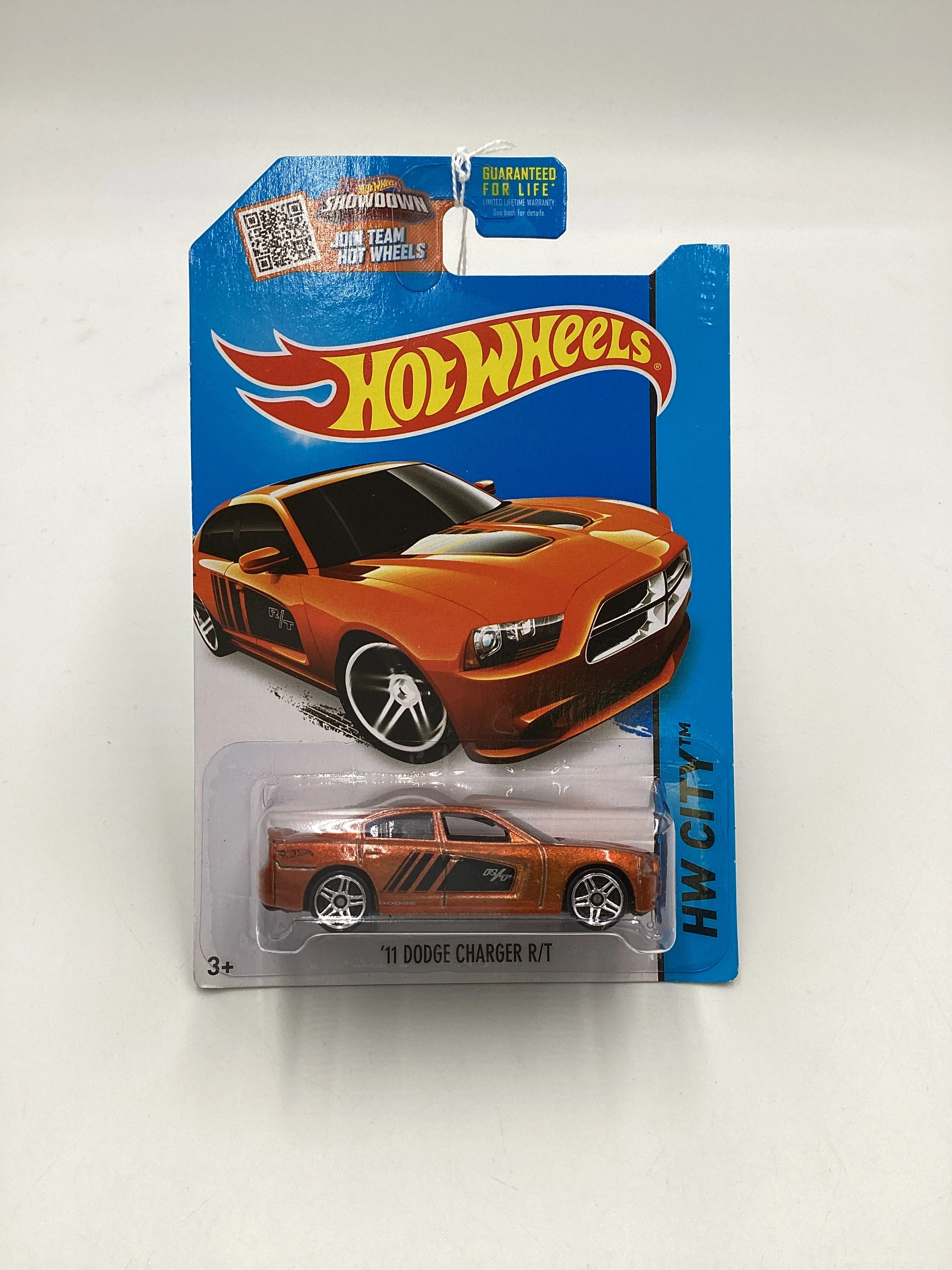 2015 Hot wheels HW City Kroger Exclusive Orange 11 Dodge Charger Charger R/T 235B - Image 2