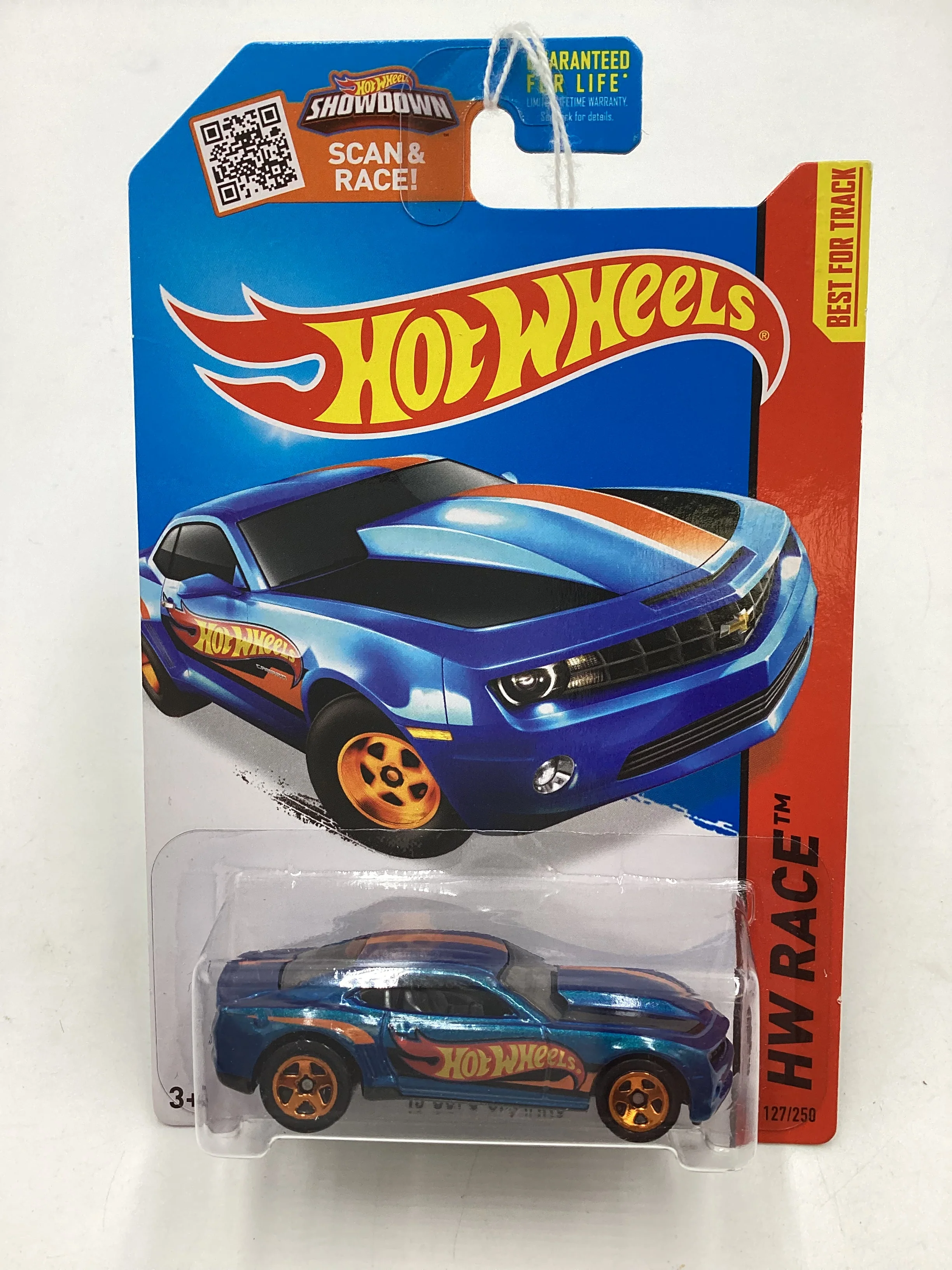 2015 Hot Wheels HW Race #127 13 Copo Camaro Blue 2H - Image 2