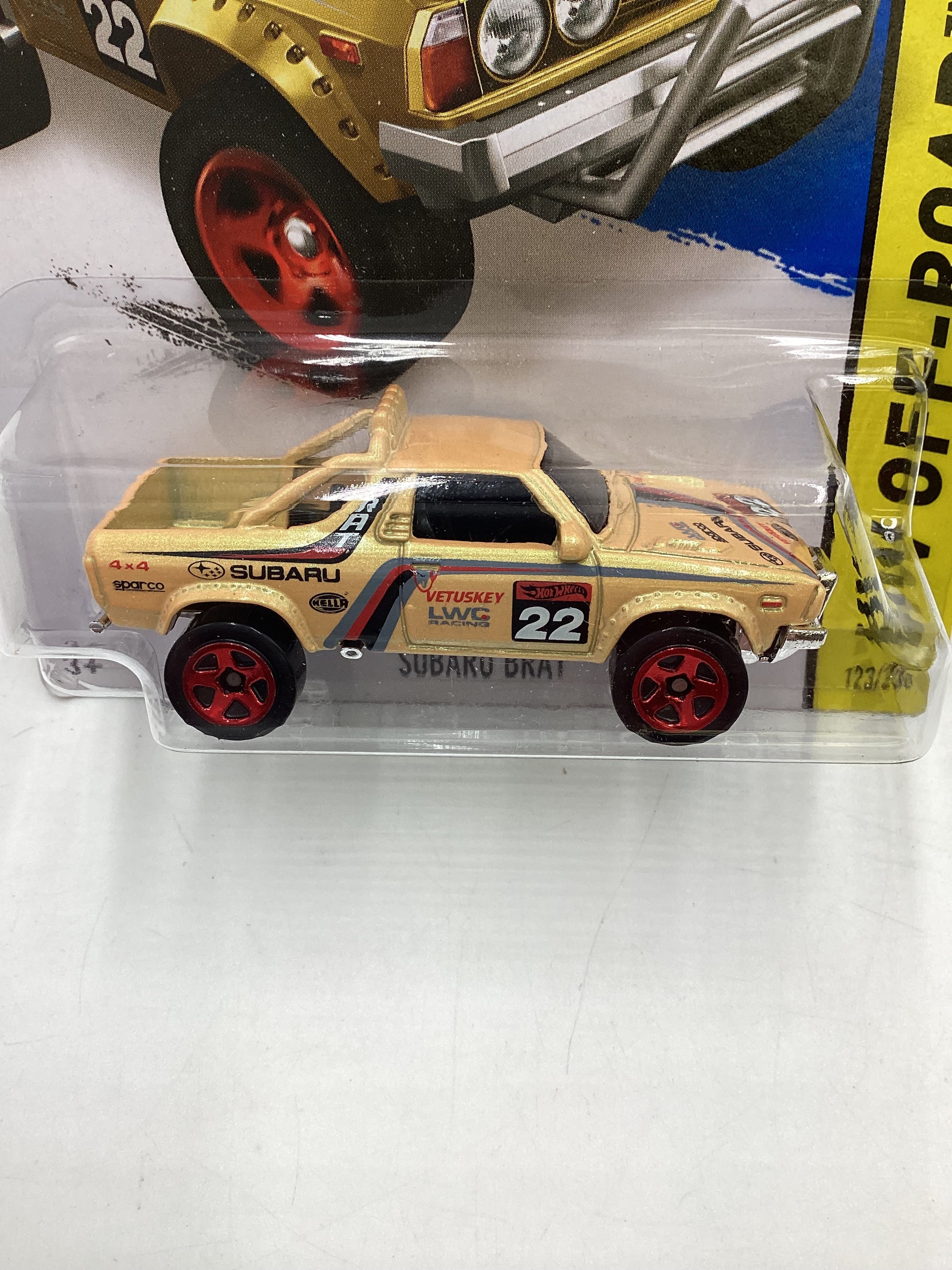 2015 Hot Wheels Kmart Exclusive #123 Subaru Brat 235B - Image 3