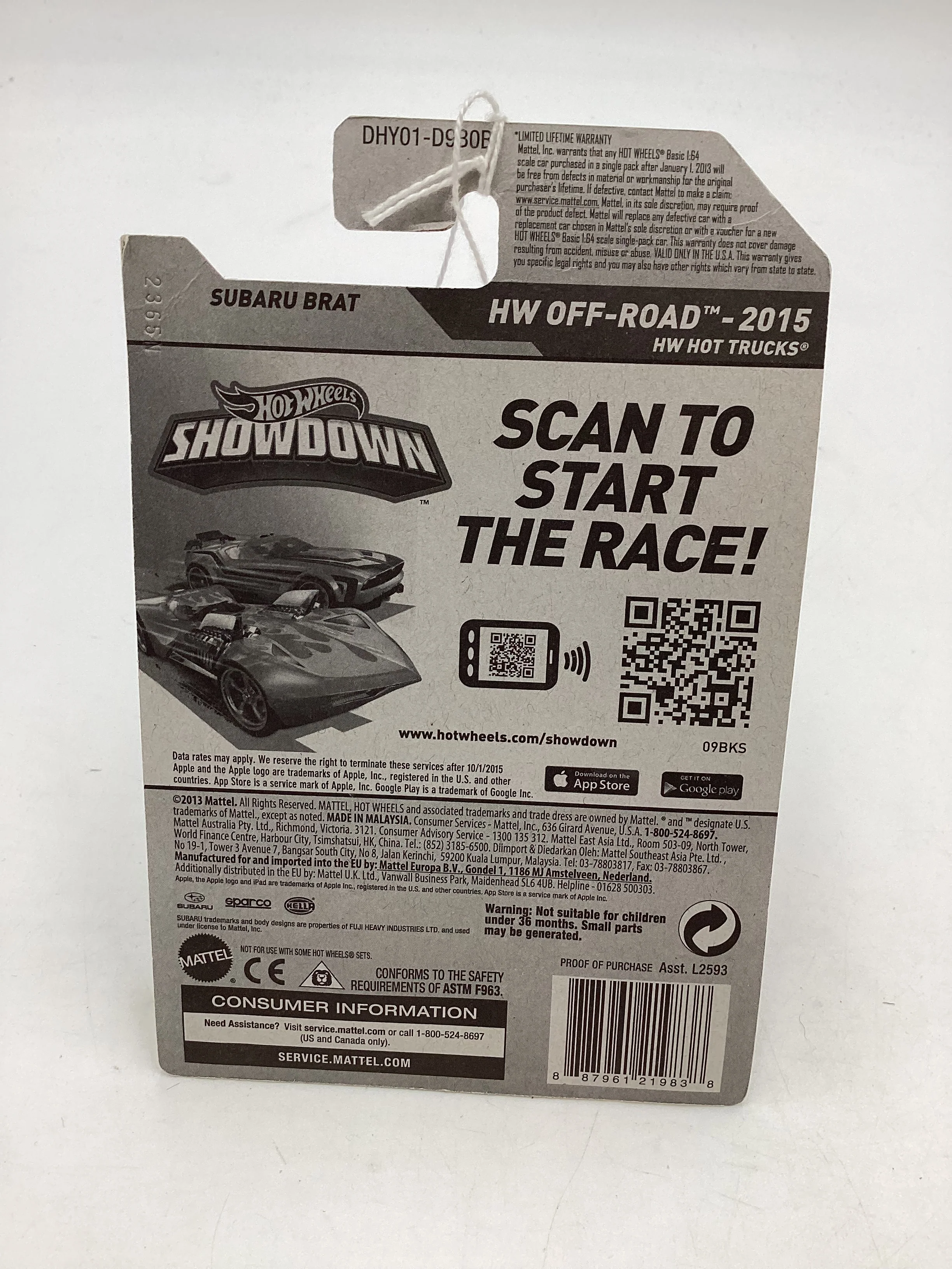 2015 Hot Wheels Kmart Exclusive #123 Subaru Brat 235B - Image 7