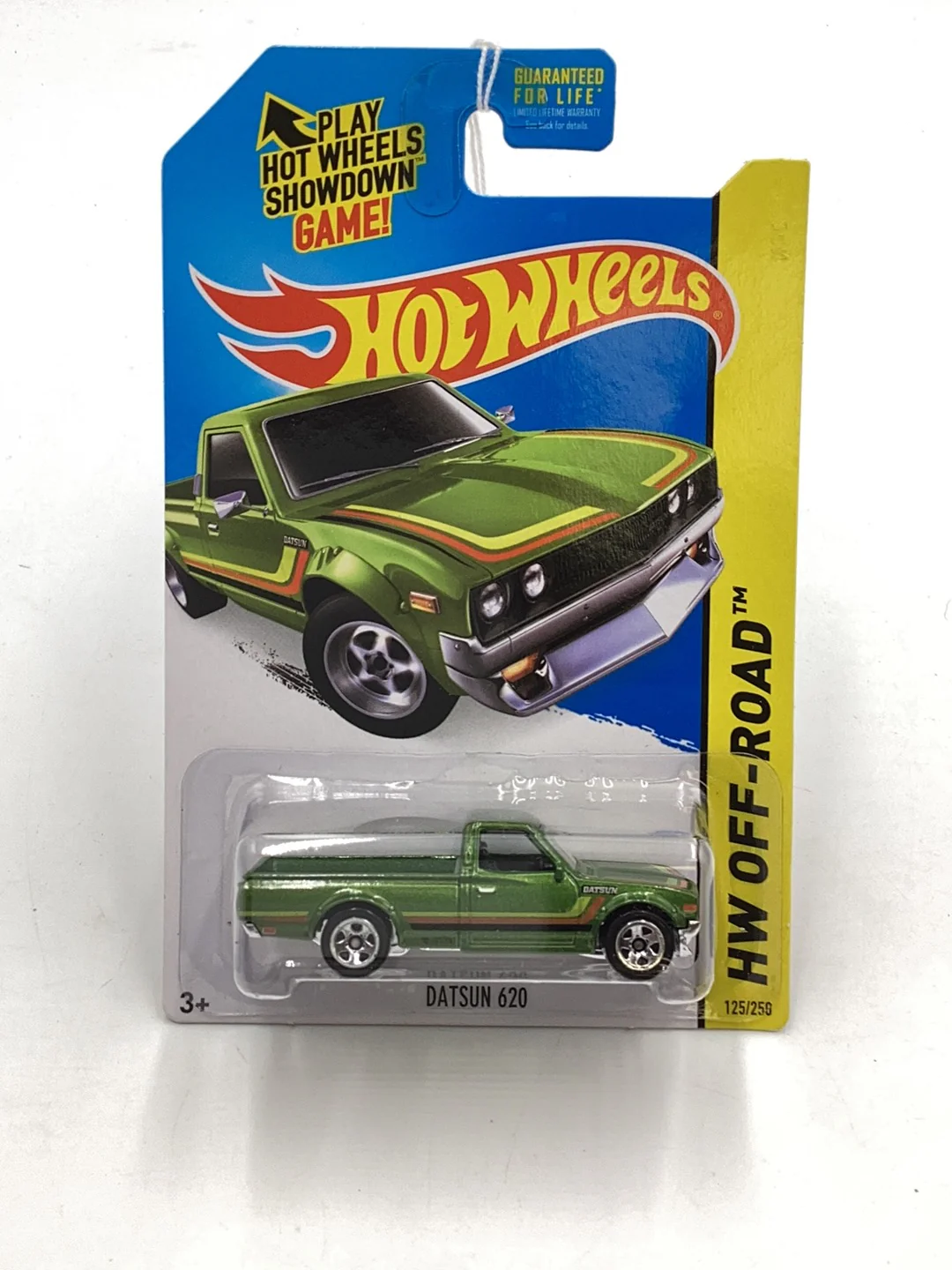 2015 Hot Wheels Off-Road #125 Datsun 620 green - Image 2