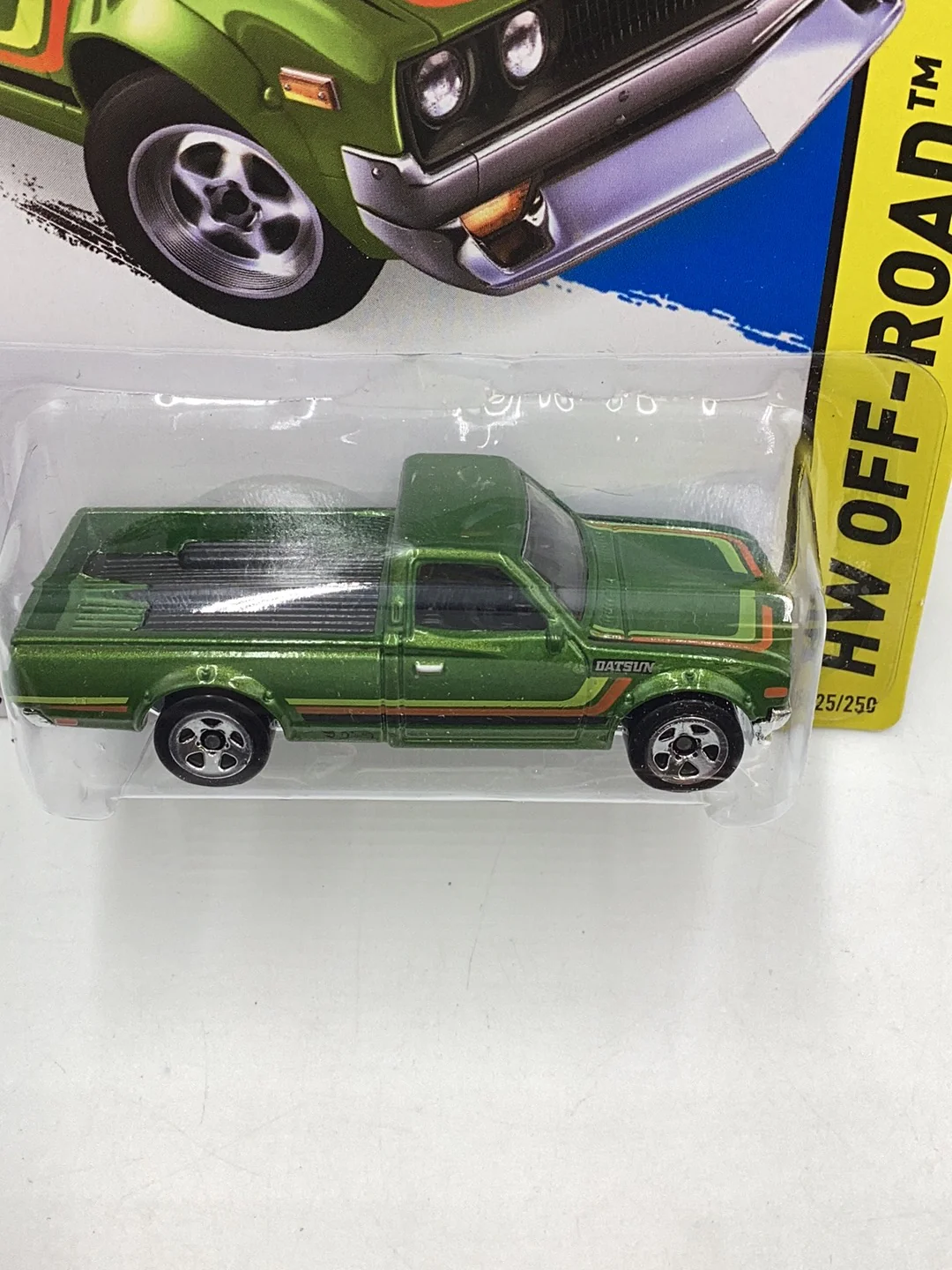 2015 Hot Wheels Off-Road #125 Datsun 620 green - Image 6