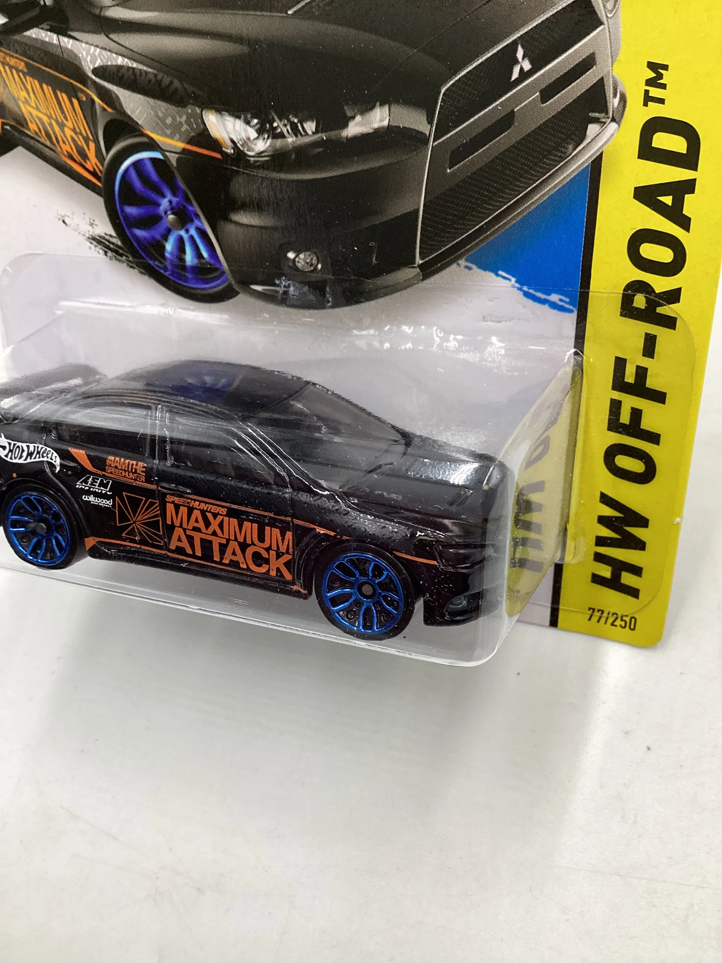 2015 Hot Wheels Off Road #77 2008 Lancer Evolution 92E - Image 4