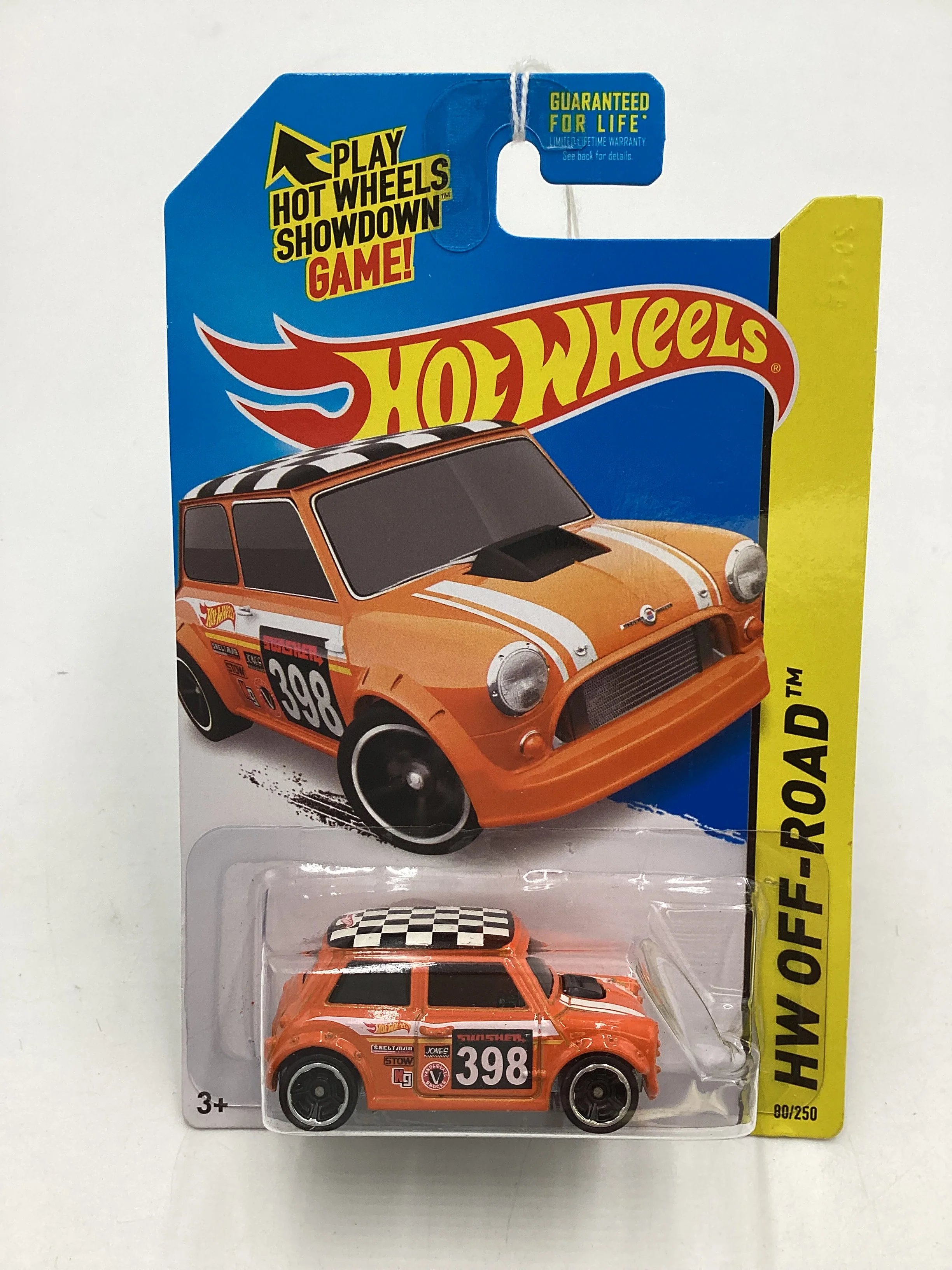 2015 Hot Wheels Off Road #80 Morris Mini Orange 68E - Image 2