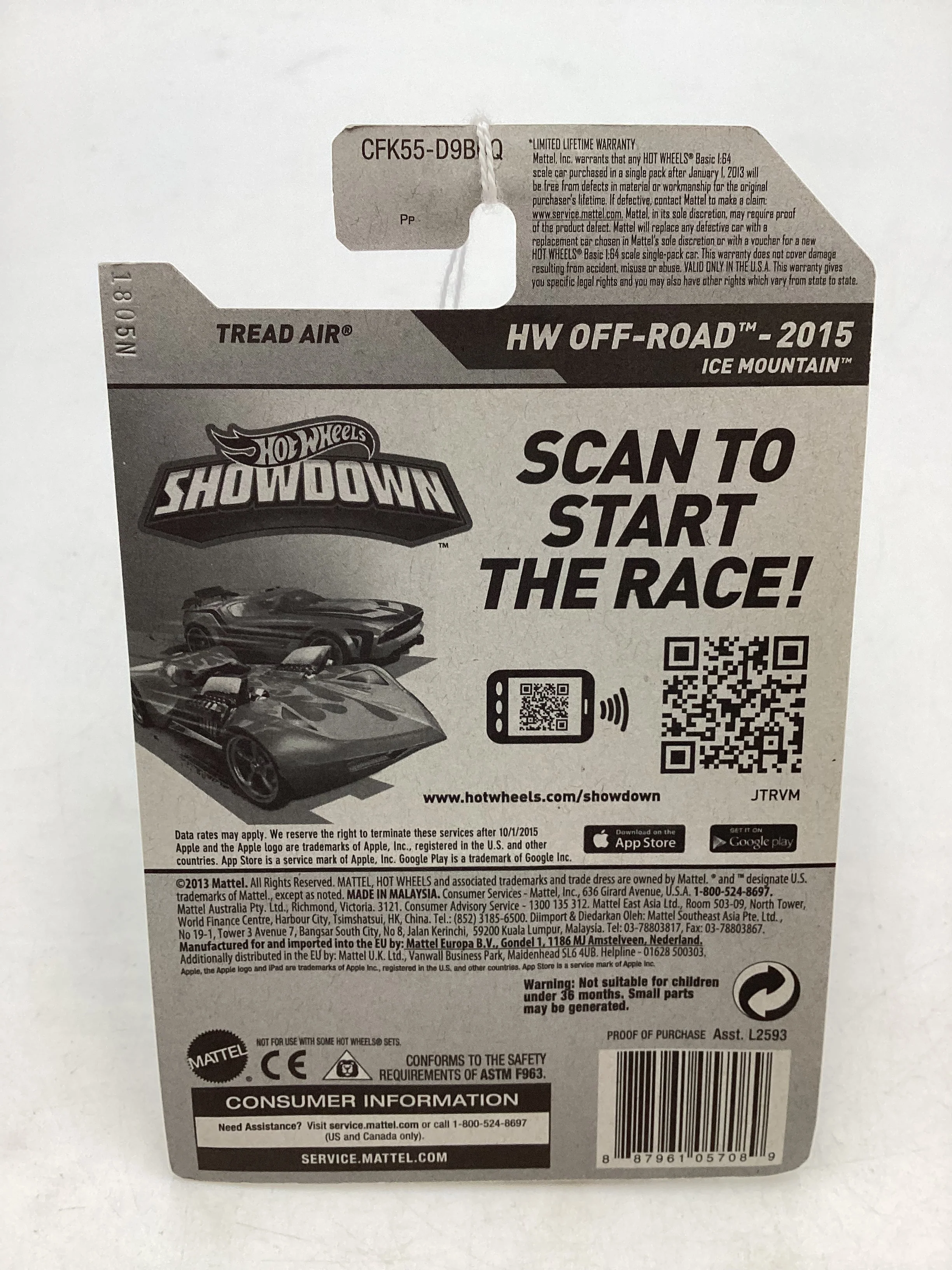 2015 Hot Wheels Treasure Hunt #106 Tread Air 273D - Image 7