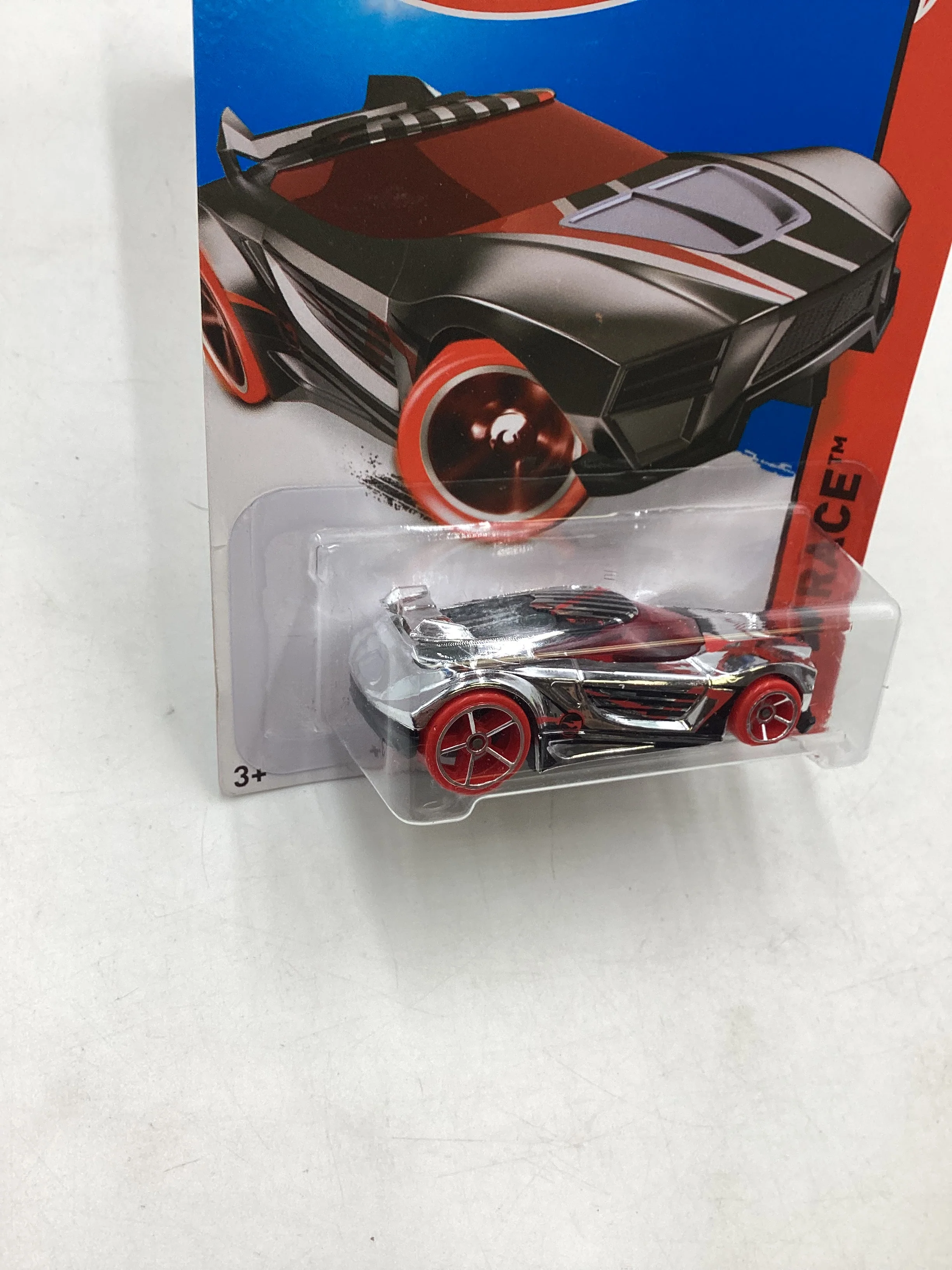2015 Hot Wheels Treasure Hunt #162 Chicane Chrome 275C - Image 3