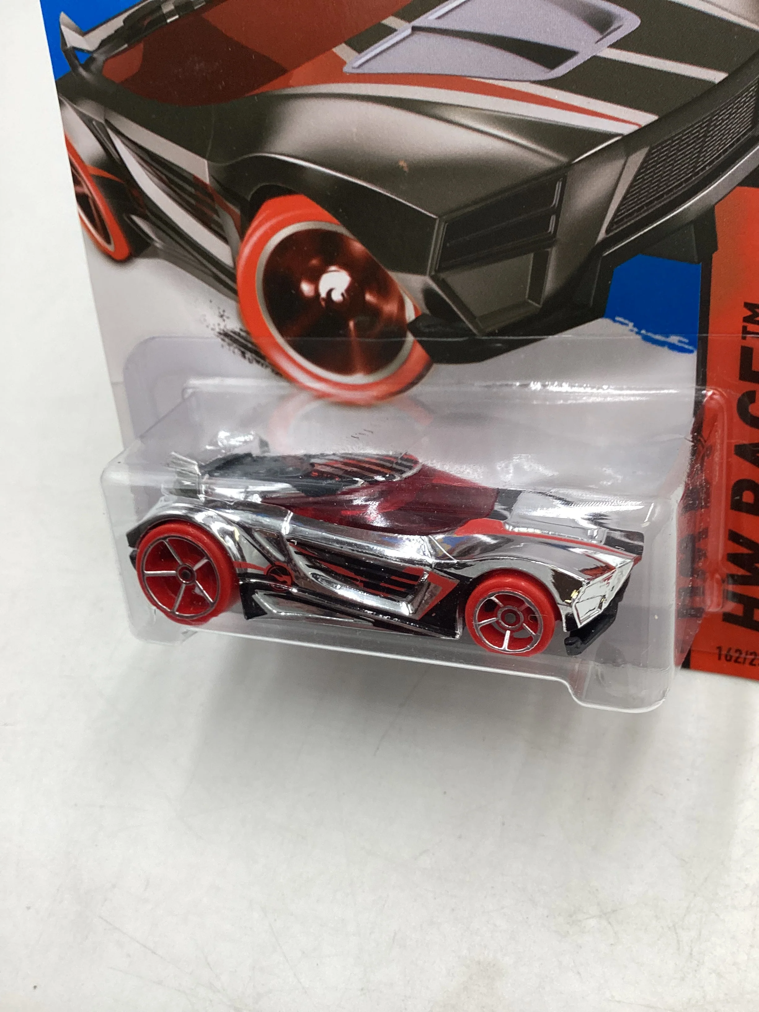 2015 Hot Wheels Treasure Hunt #162 Chicane Chrome 275C - Image 4