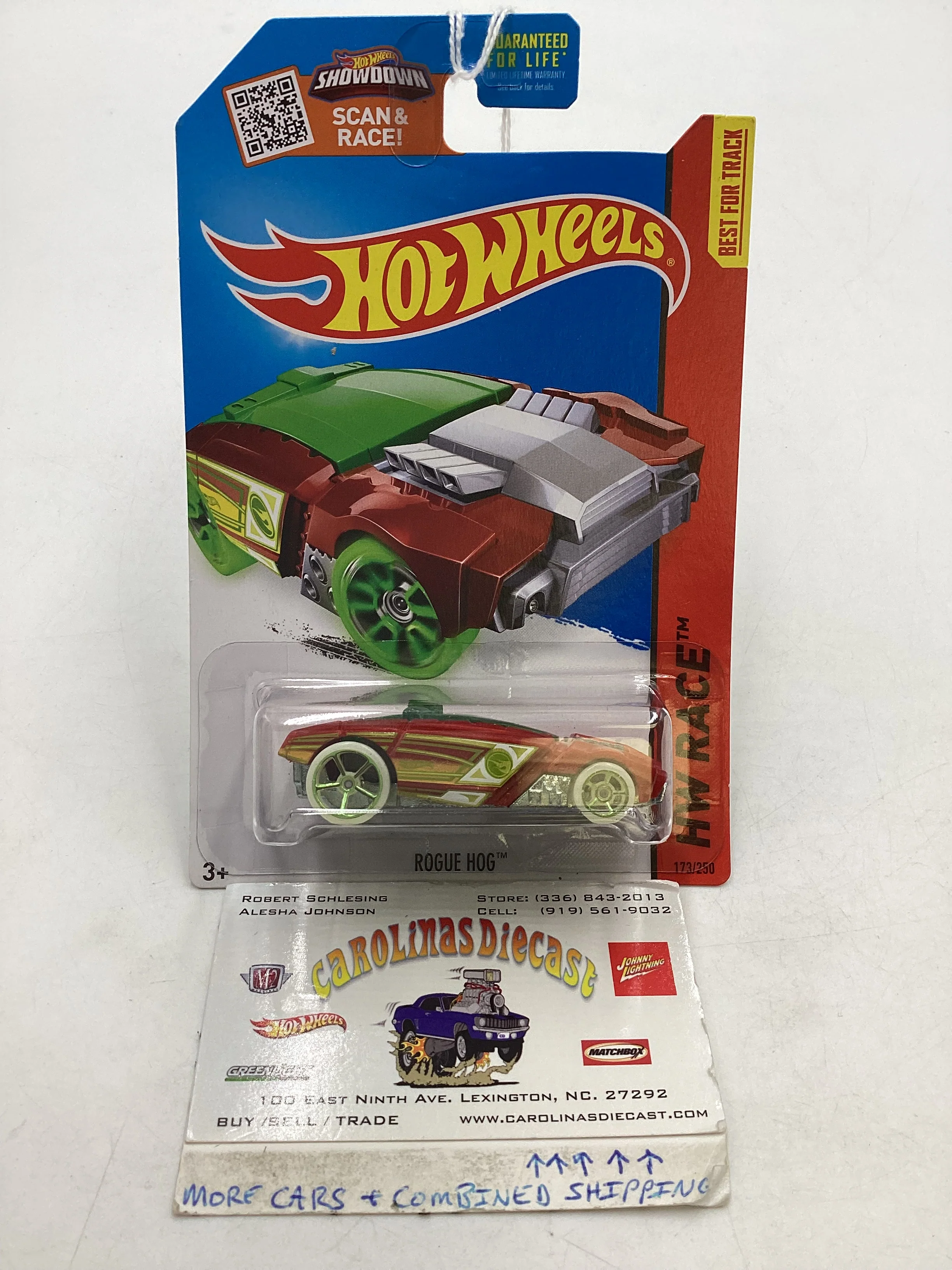 2015 Hot Wheels Treasure Hunt #173 Rogue Hog Red 276i