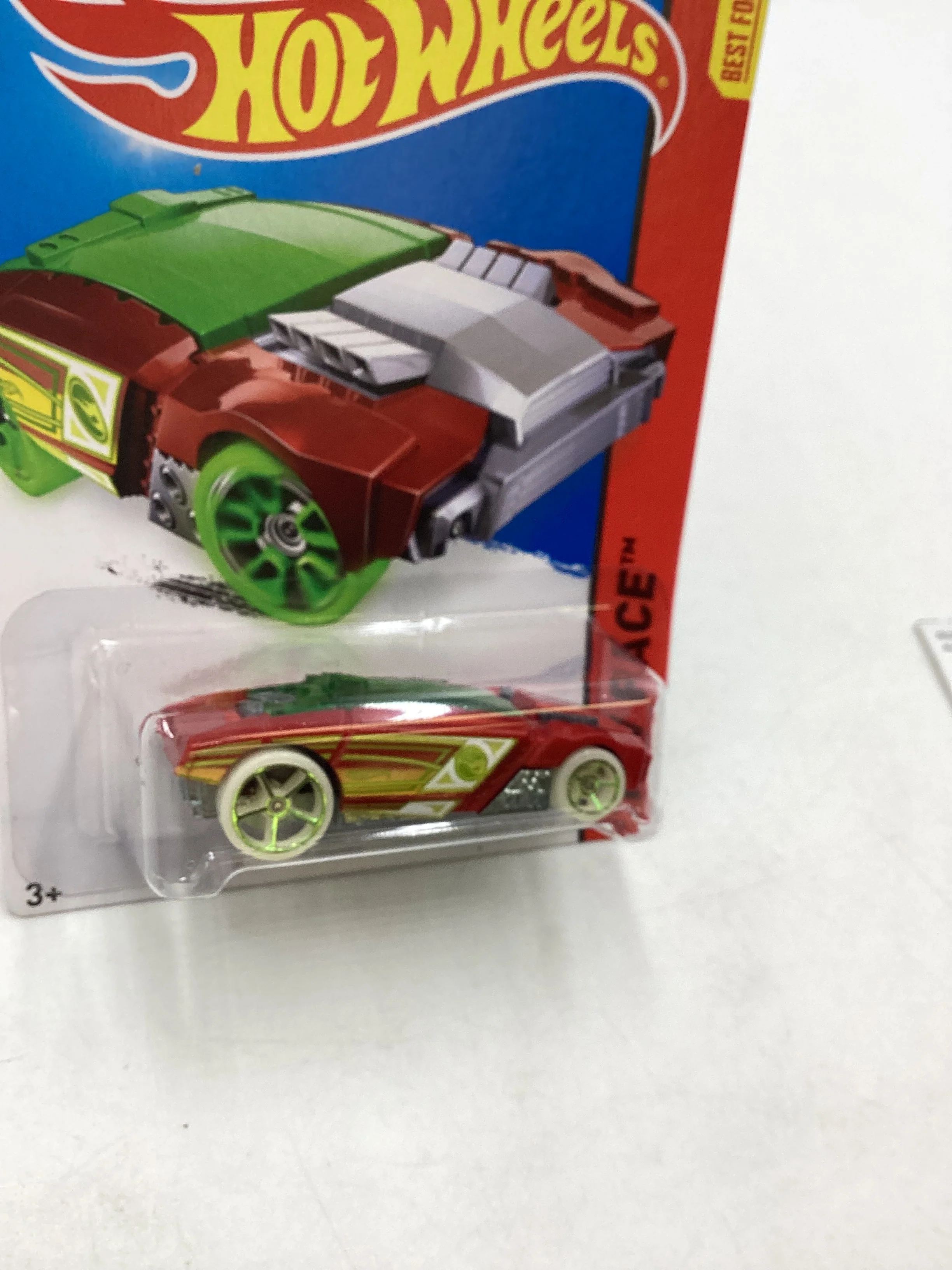 2015 Hot Wheels Treasure Hunt #173 Rogue Hog Red 276i - Image 5