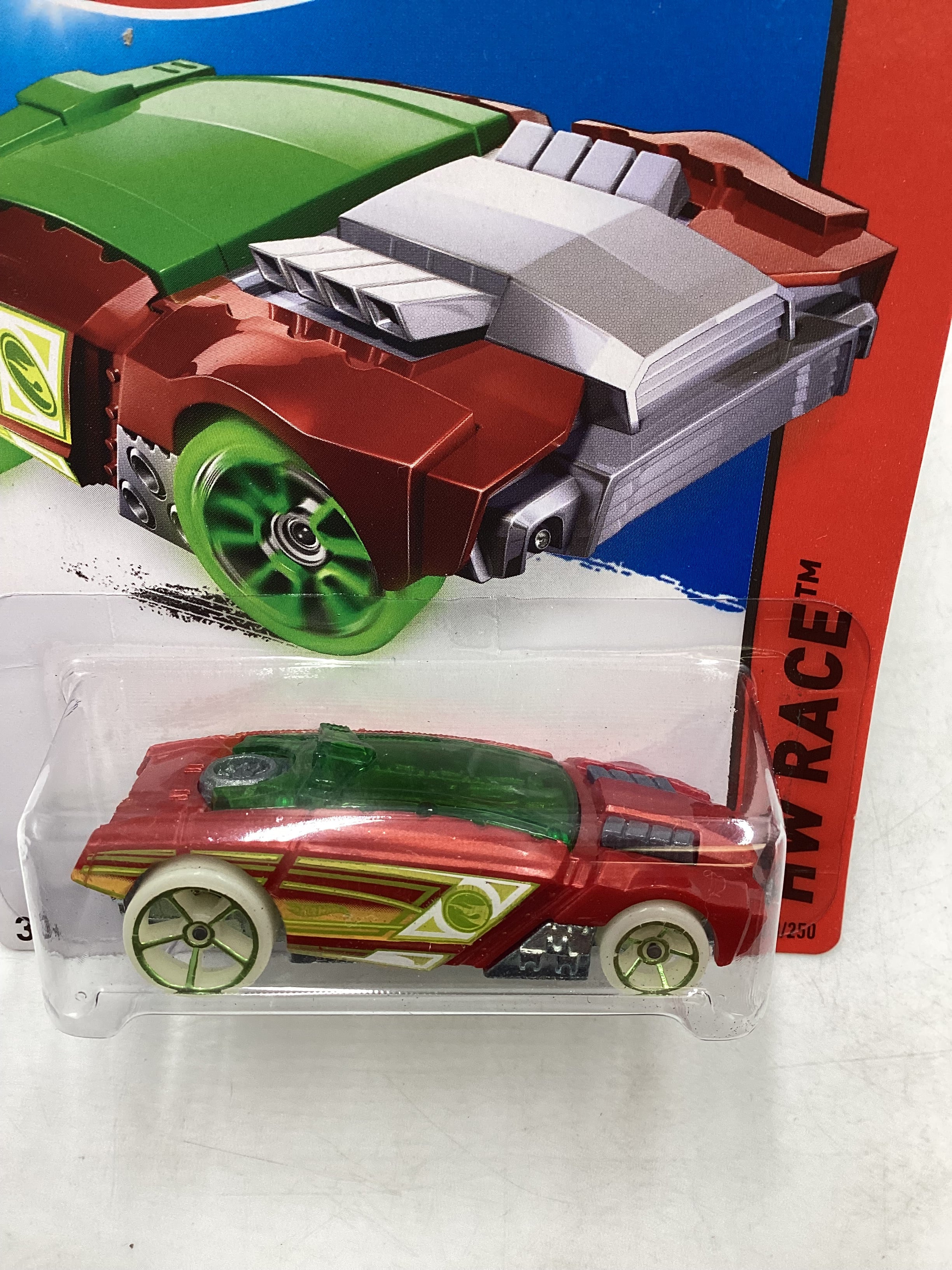 2015 Hot Wheels Treasure Hunt #173 Rogue Hog Red 276i - Image 6
