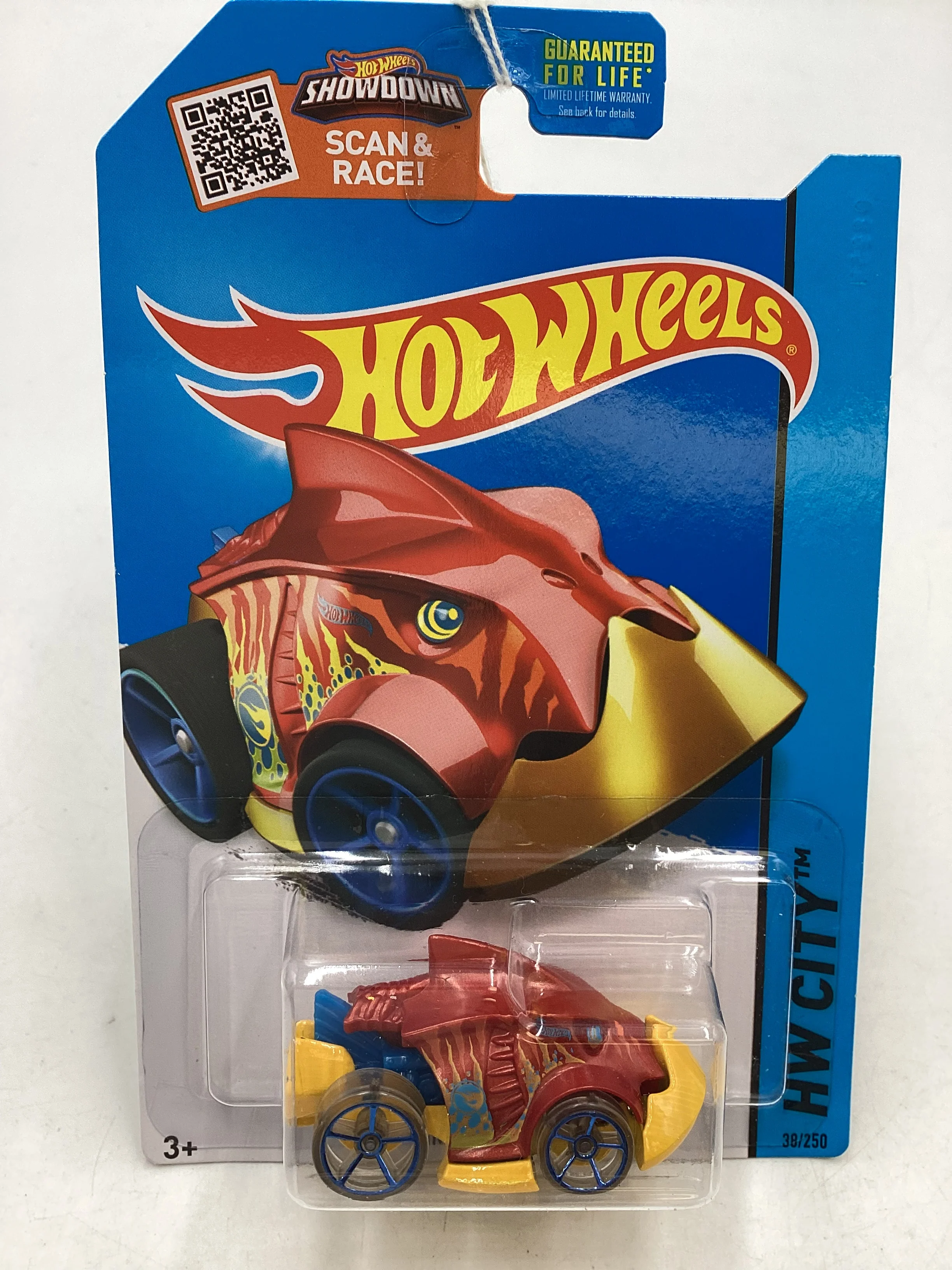 2015 Hot Wheels Treasure Hunt #38 Pirahna Terror Red 277K - Image 2