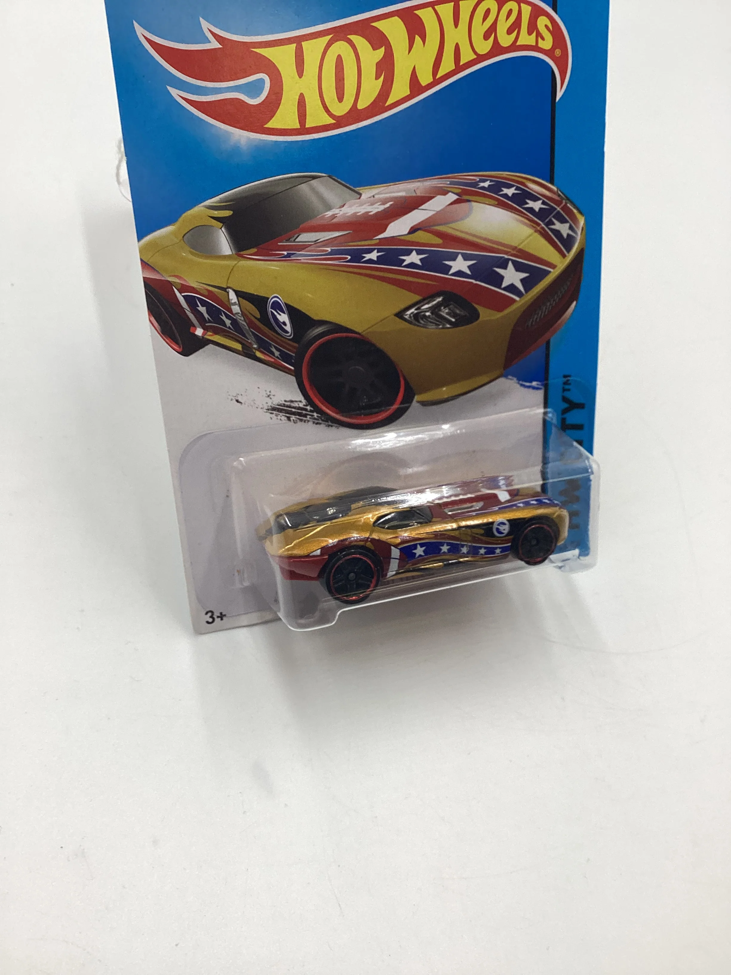 2015 Hot Wheels Treasure Hunt #69 Fast Felion Gold International Card 276C - Image 5
