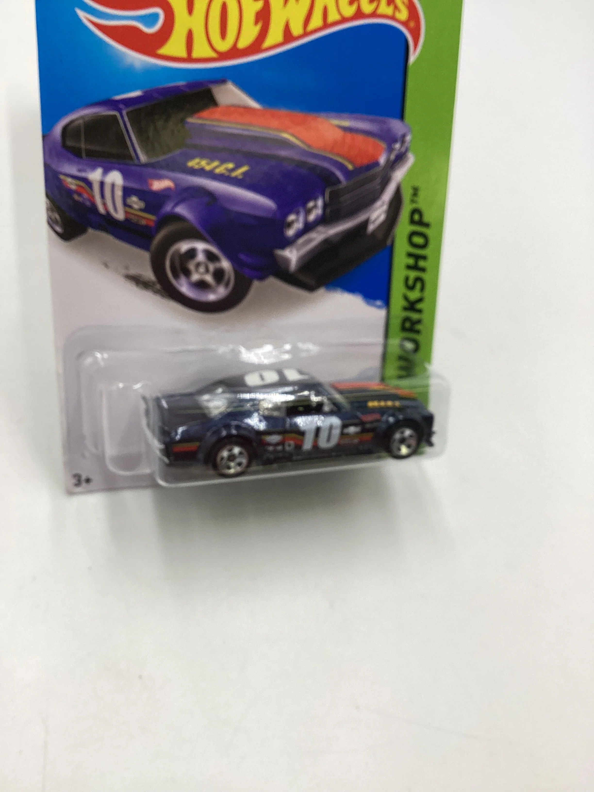 2015 Hot Wheels Workshop #194 70 Chevy Chevelle Blue 9A - Image 5