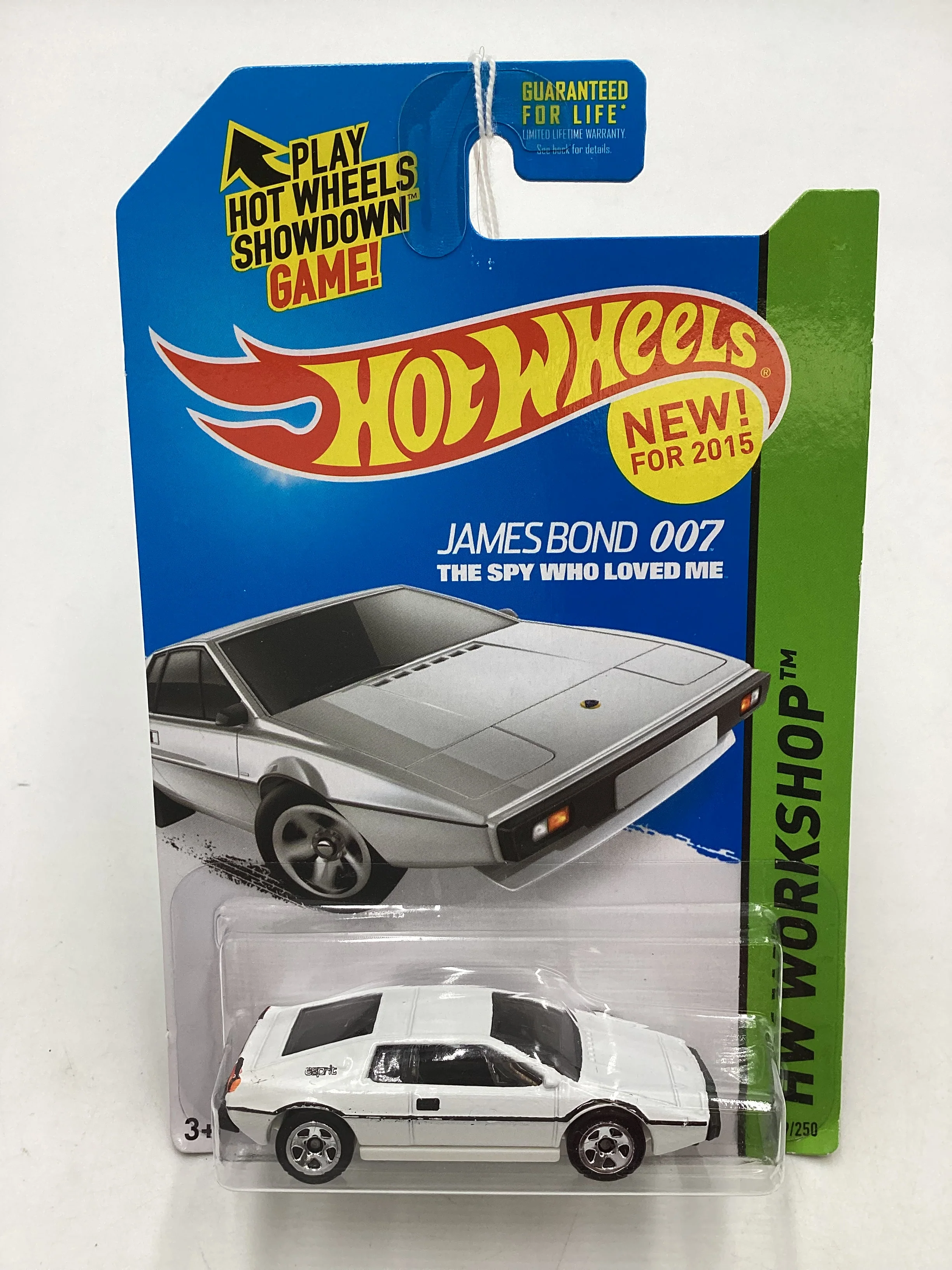 2015 Hot Wheels Workshop #219 Lotus Esprit S1 White 62C - Image 2