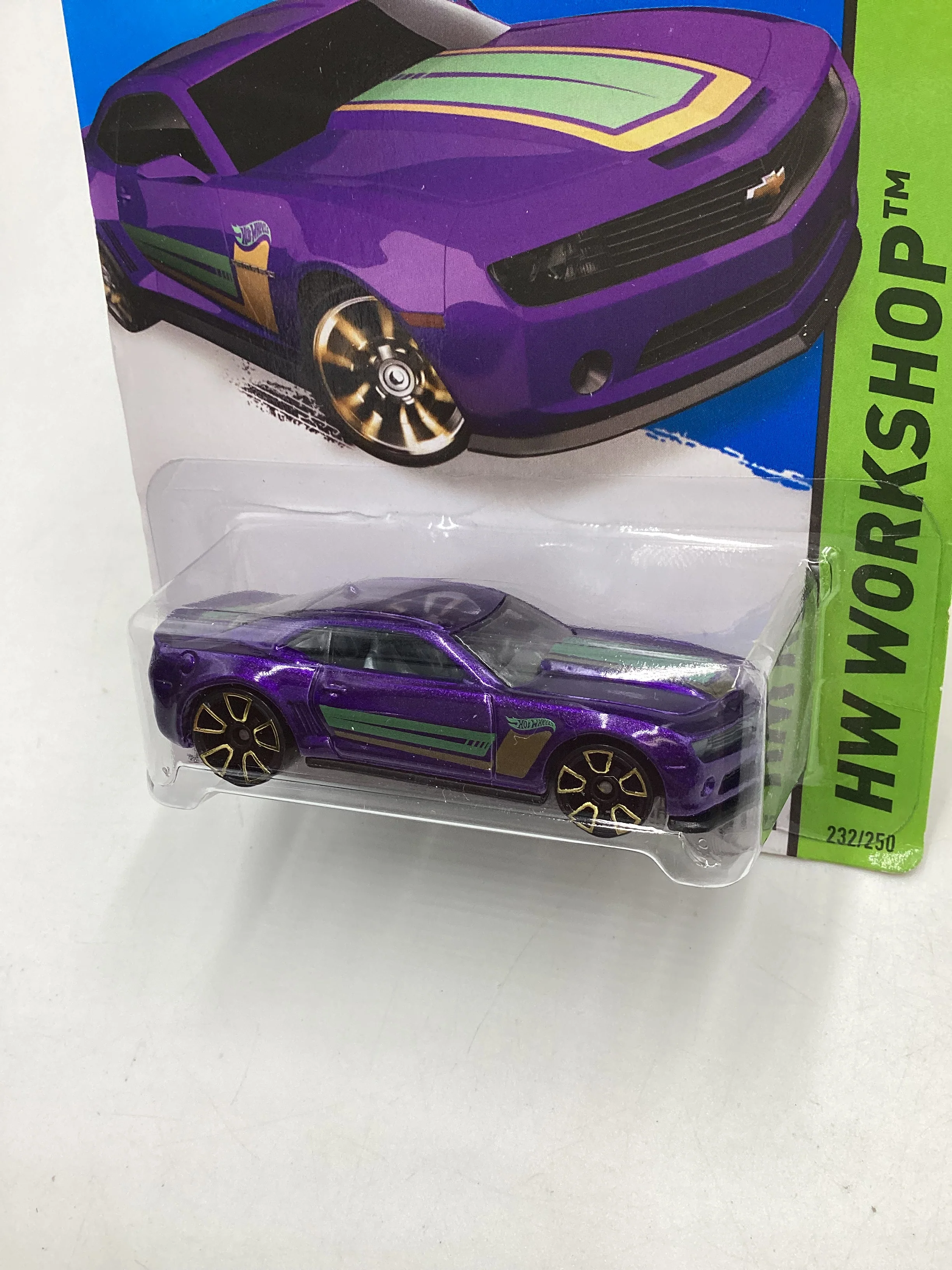 2015 Hot Wheels Workshop #232 13 Hot Wheels Chevy Camaro Special Edition 5H - Image 4