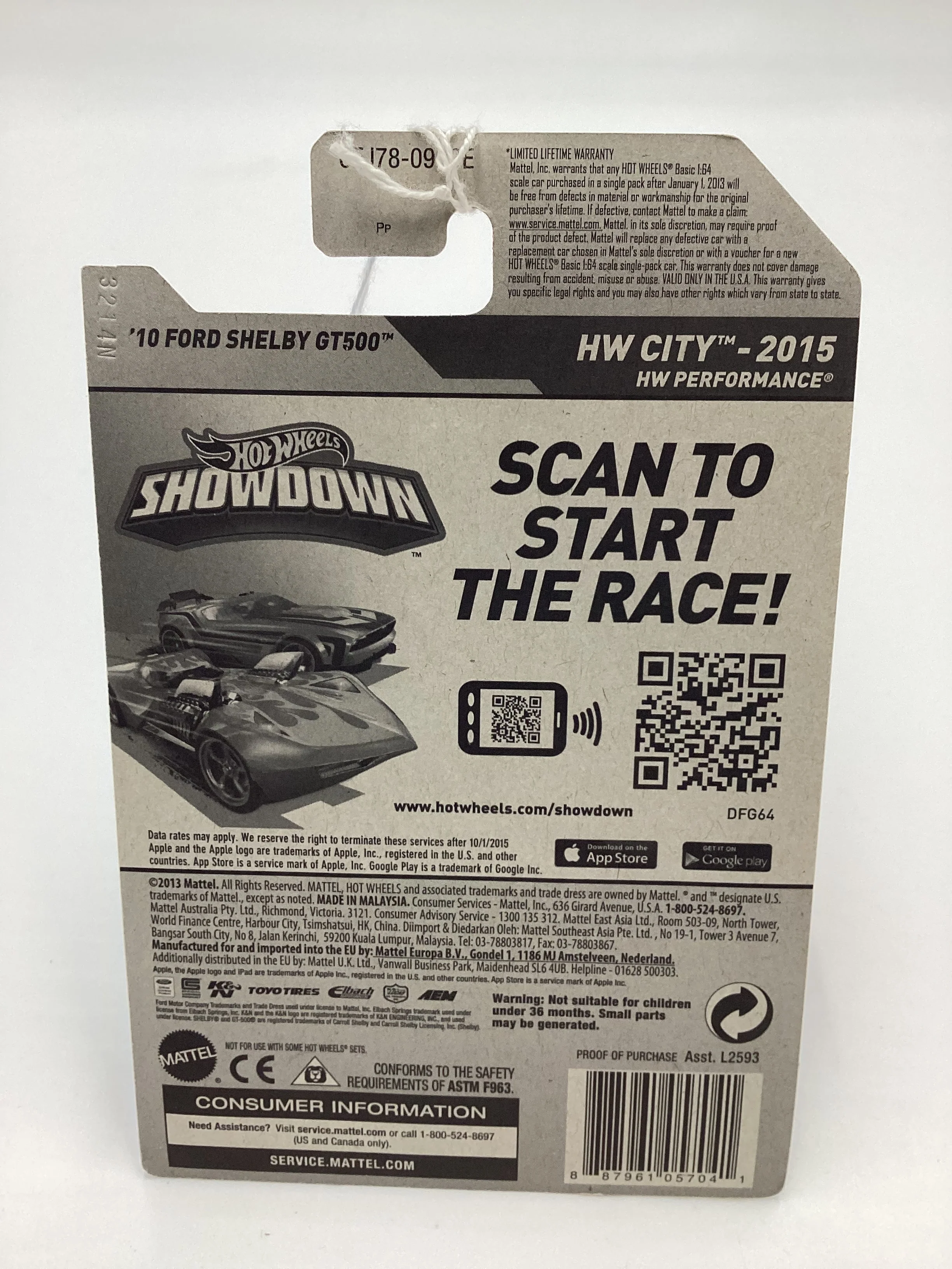 2015 Hot wheels Zamac 003 #11 10 Ford Shelby GT500 K&N 150H - Image 7