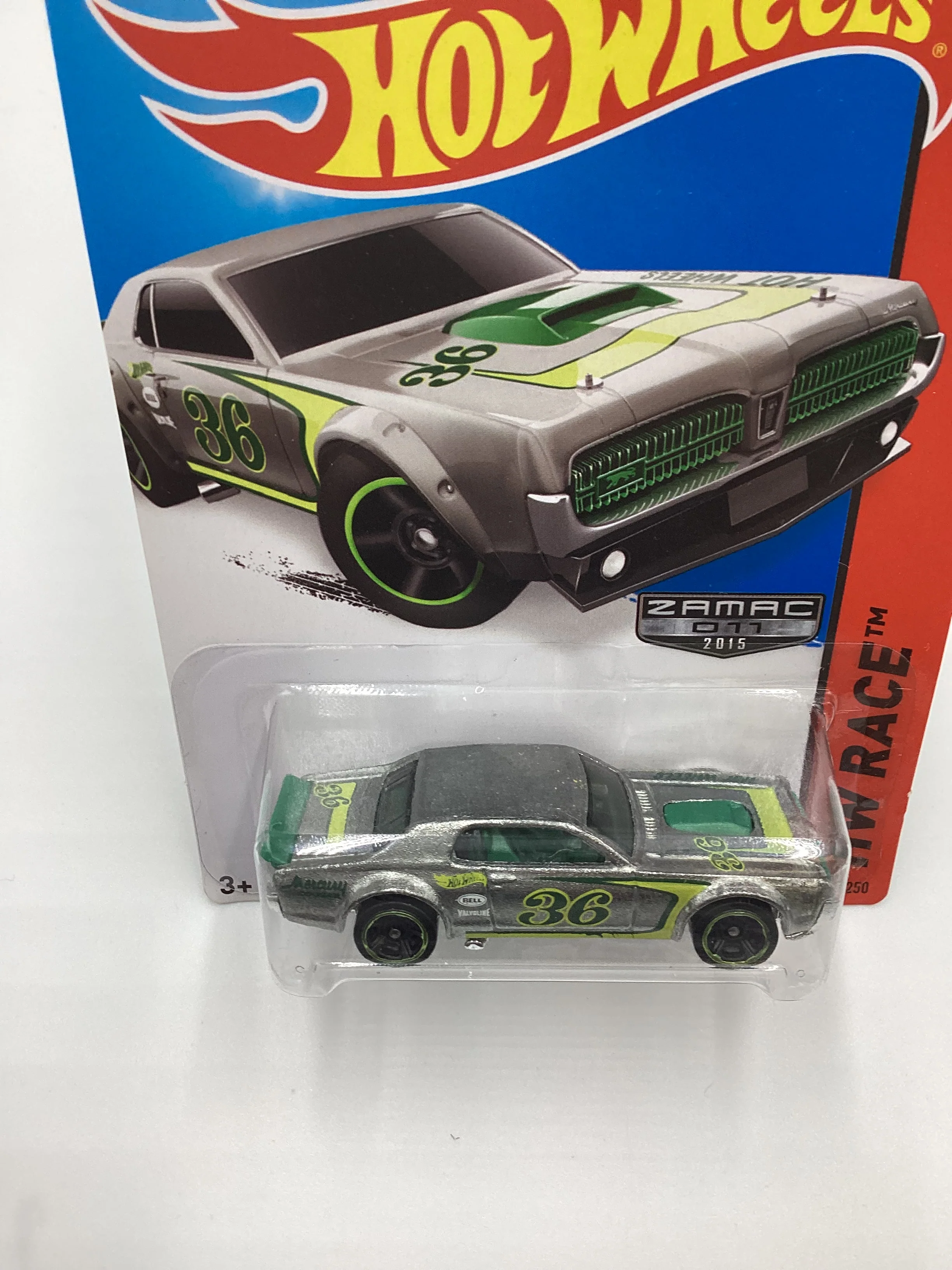 2015 Hot Wheels Zamac 011 #181 68 Mercury Cougar 144H - Image 6