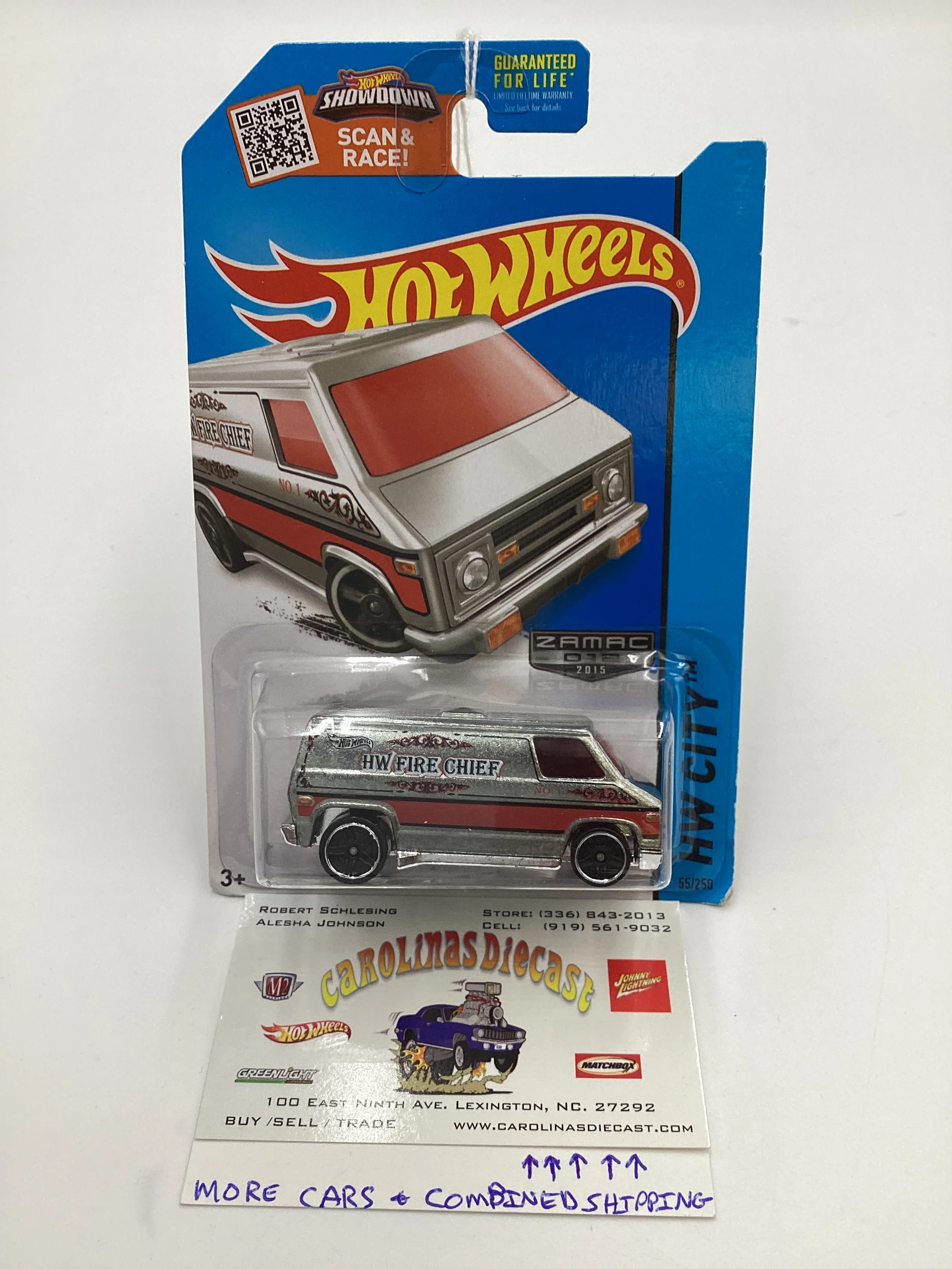 2015 Hot Wheels Zamac 012 #55 Super Van Walmart Exclusive 144B