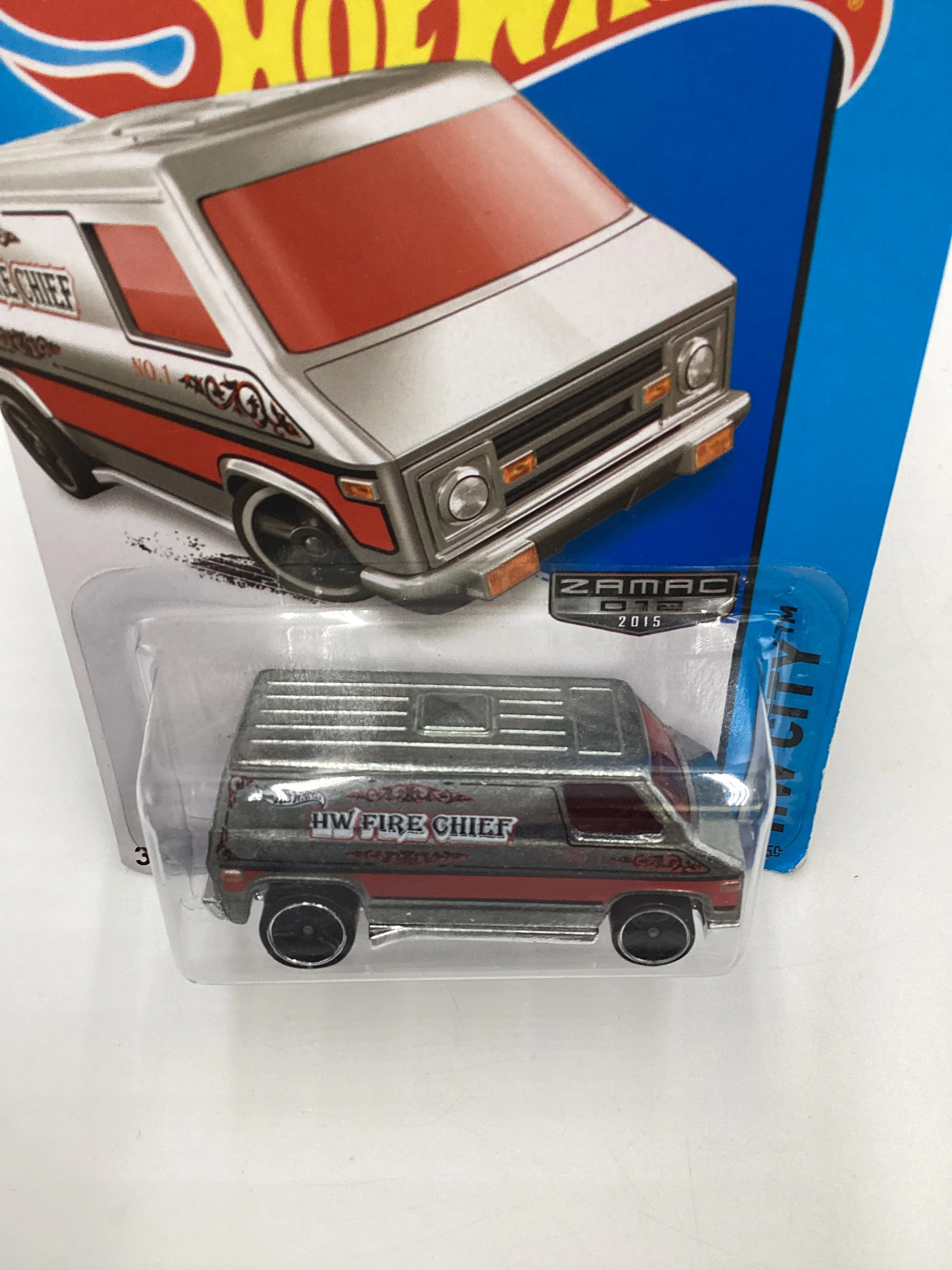 2015 Hot Wheels Zamac 012 #55 Super Van Walmart Exclusive 144B - Image 6