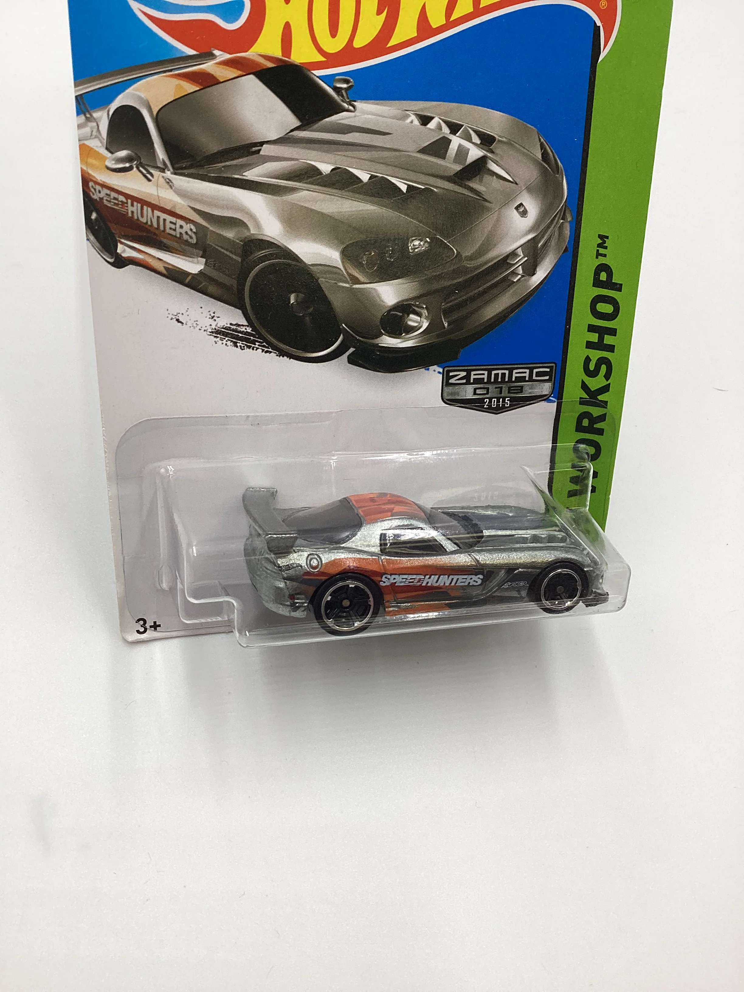 2015 Hot Wheels Zamac 018 #236 ZAMAC DODGE VIPER SRT10 ACR 144H - Image 4