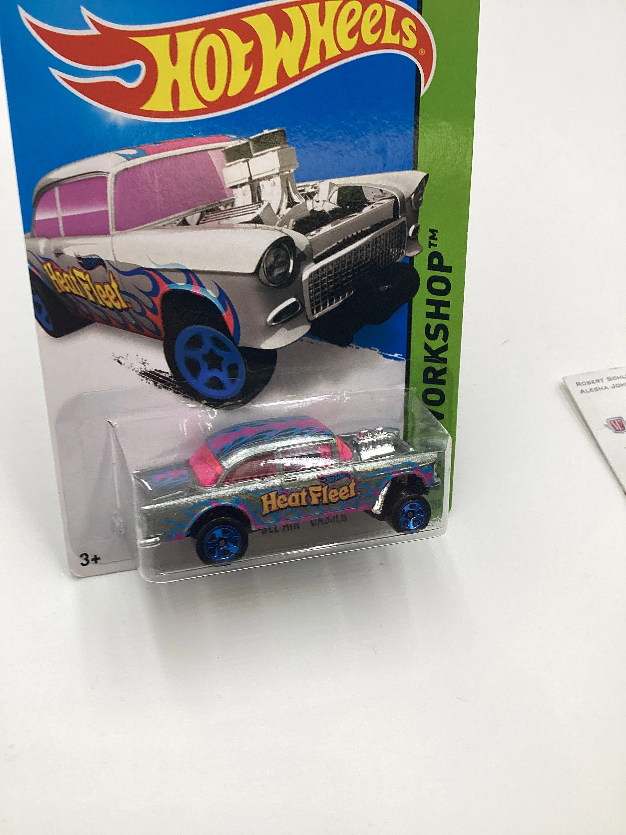 2015 Hot Wheels Zamac #207 55 Chevy Bel Air Gasser - Image 5
