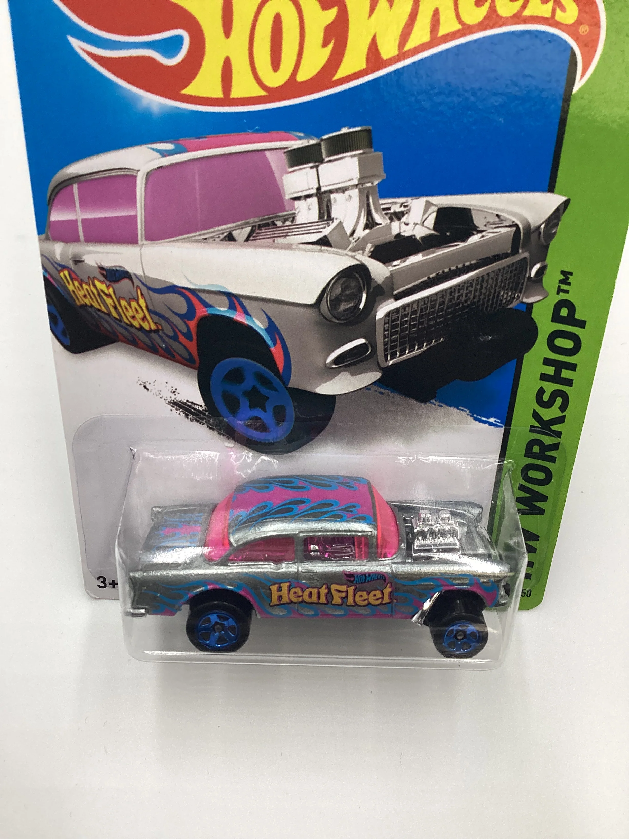 2015 Hot Wheels Zamac #207 55 Chevy Bel Air Gasser - Image 6