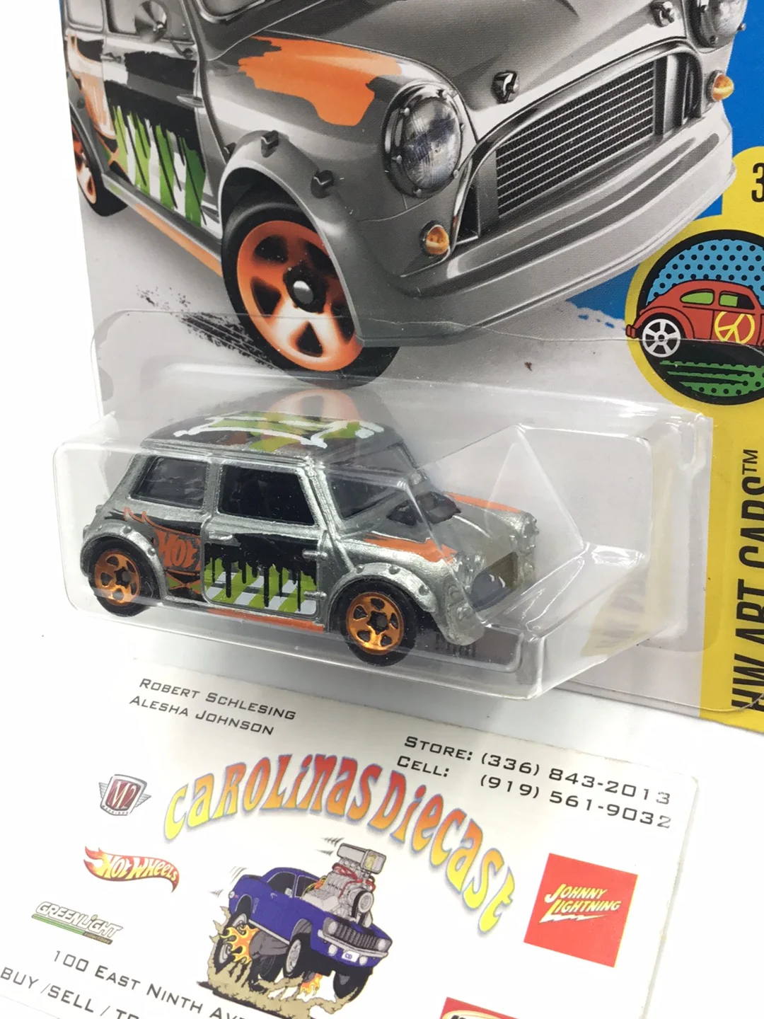 2016 Hot Wheels Zamac #193 Morris Mini AA1 - Image 5