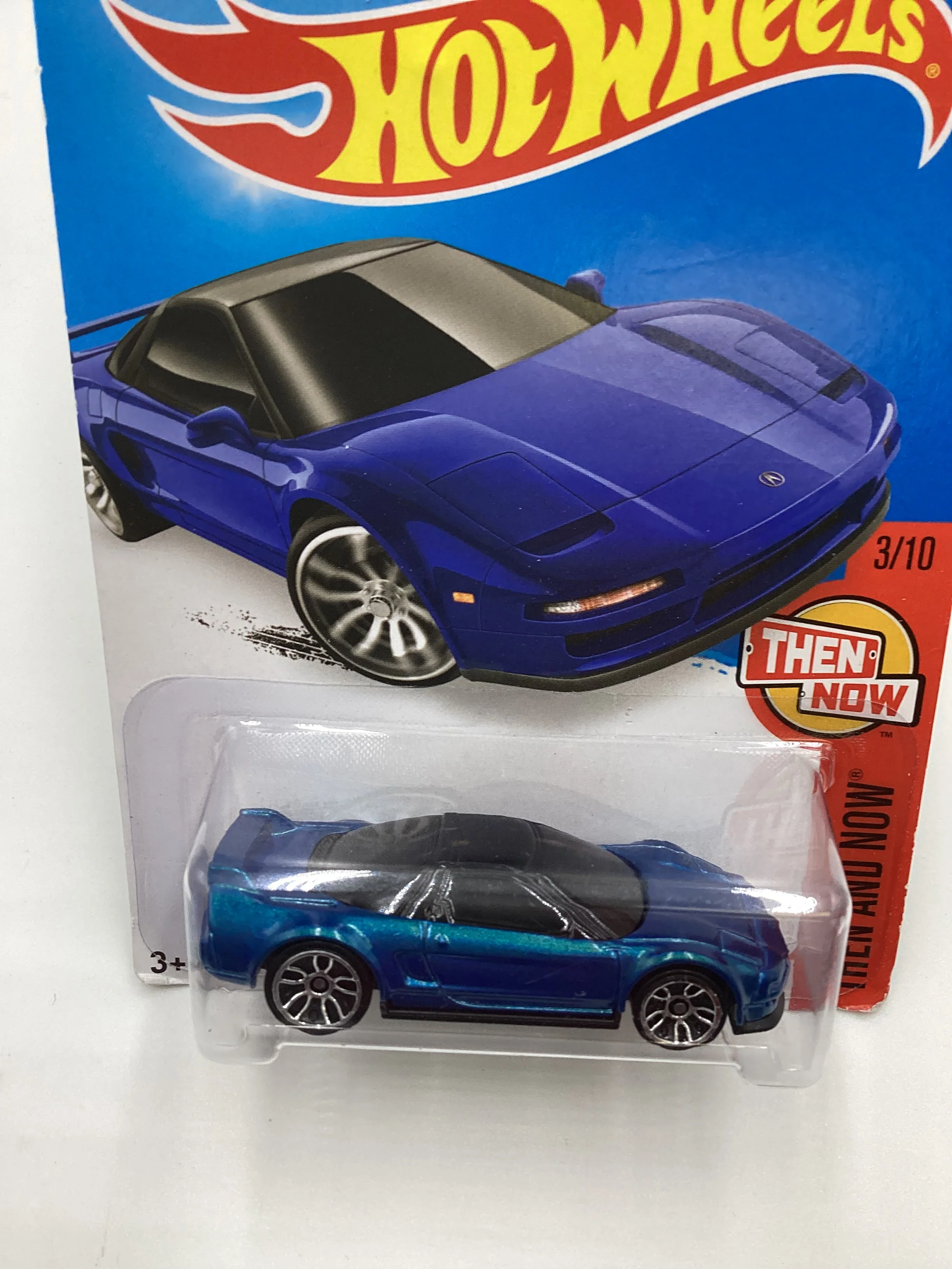 2016 Hot Wheels #103 90 Acura NSX Blue 105H - Image 6
