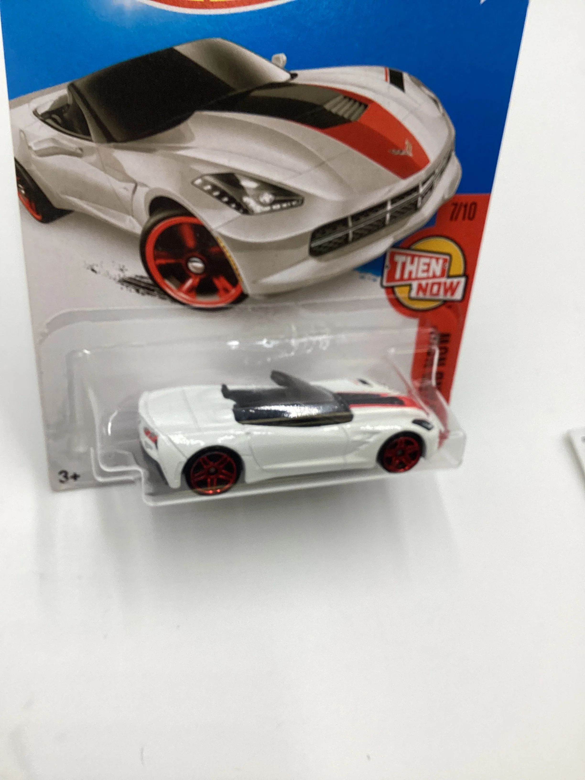 2016 Hot Wheels #107 14 Corvette Stingray White 5B - Image 6
