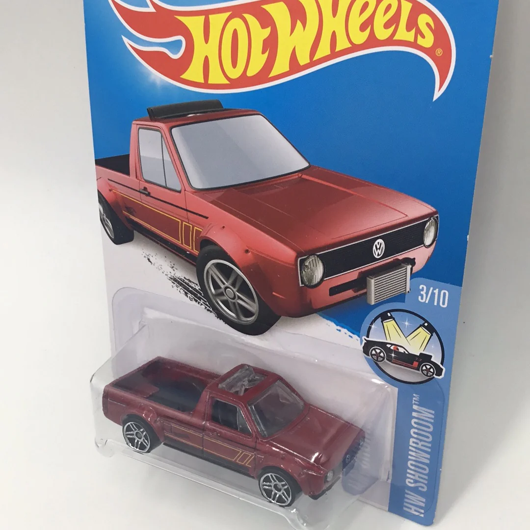 2017 Hot Wheels #113 Volkswagen Caddy Red II9 - Image 3