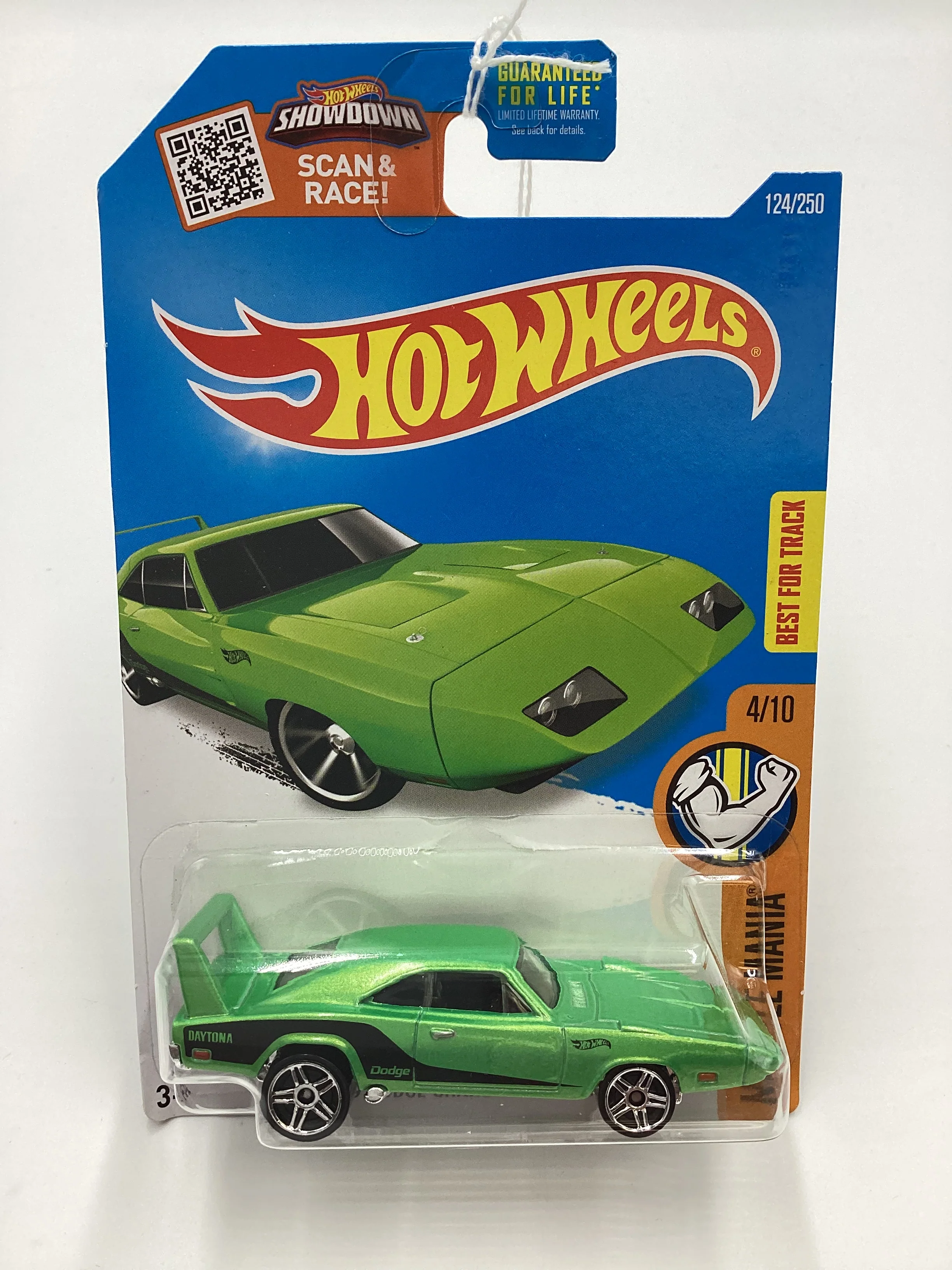 2016 Hot Wheels #124 69 DODGE CHARGER DAYTONA Green 56C - Image 2