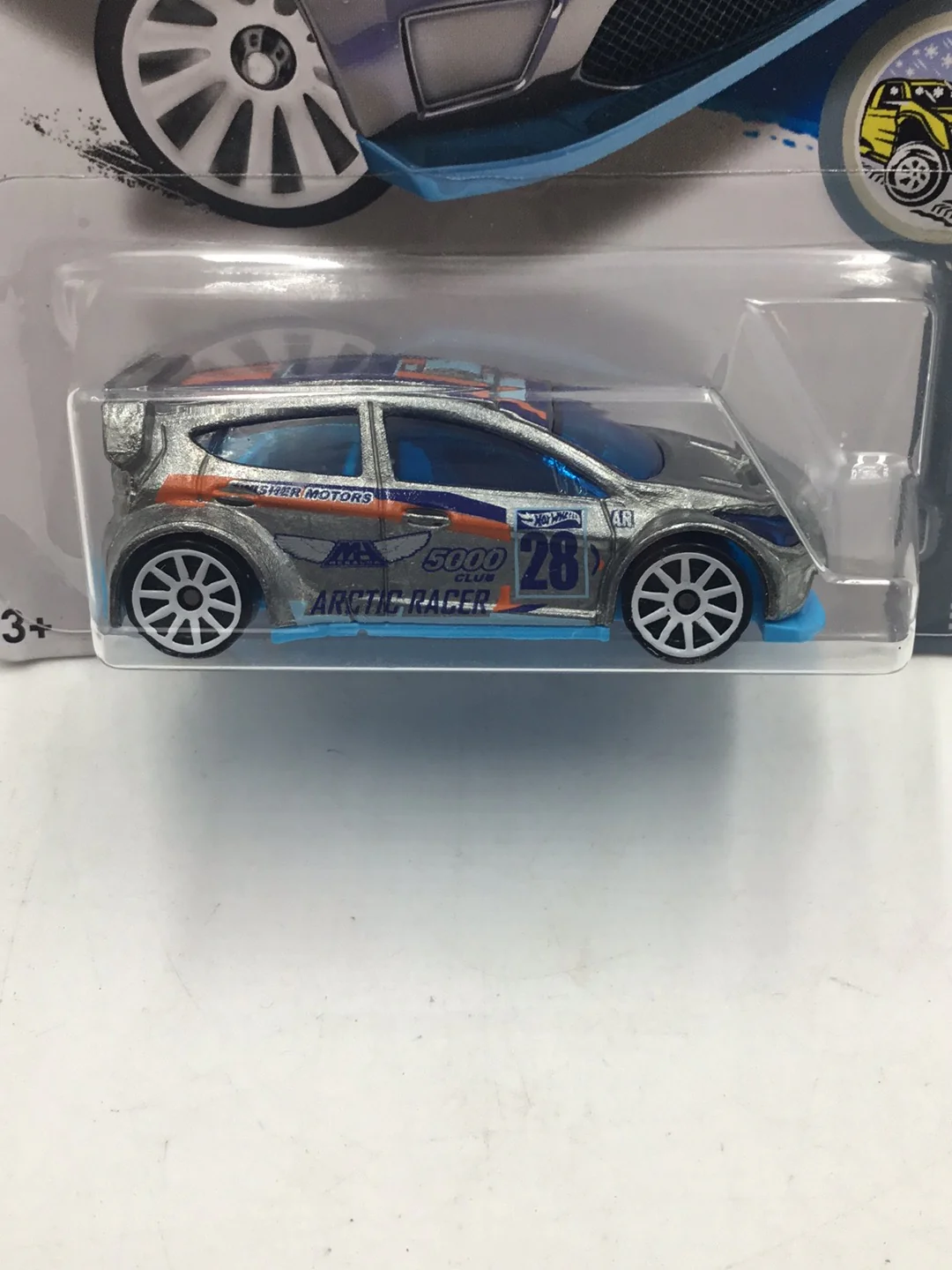 2016 Hot Wheels #157 12 FORD FIESTA Zamac DD5 - Image 2